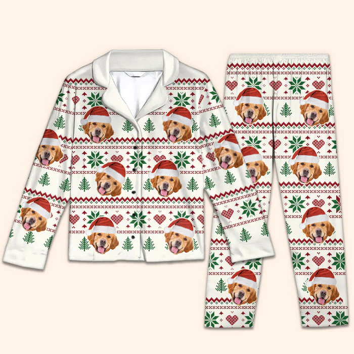 Christmas Is Coming Aztec Pattern - Christmas Gift For Pet Lovers - Personalized Pajama NA94 - Image 3