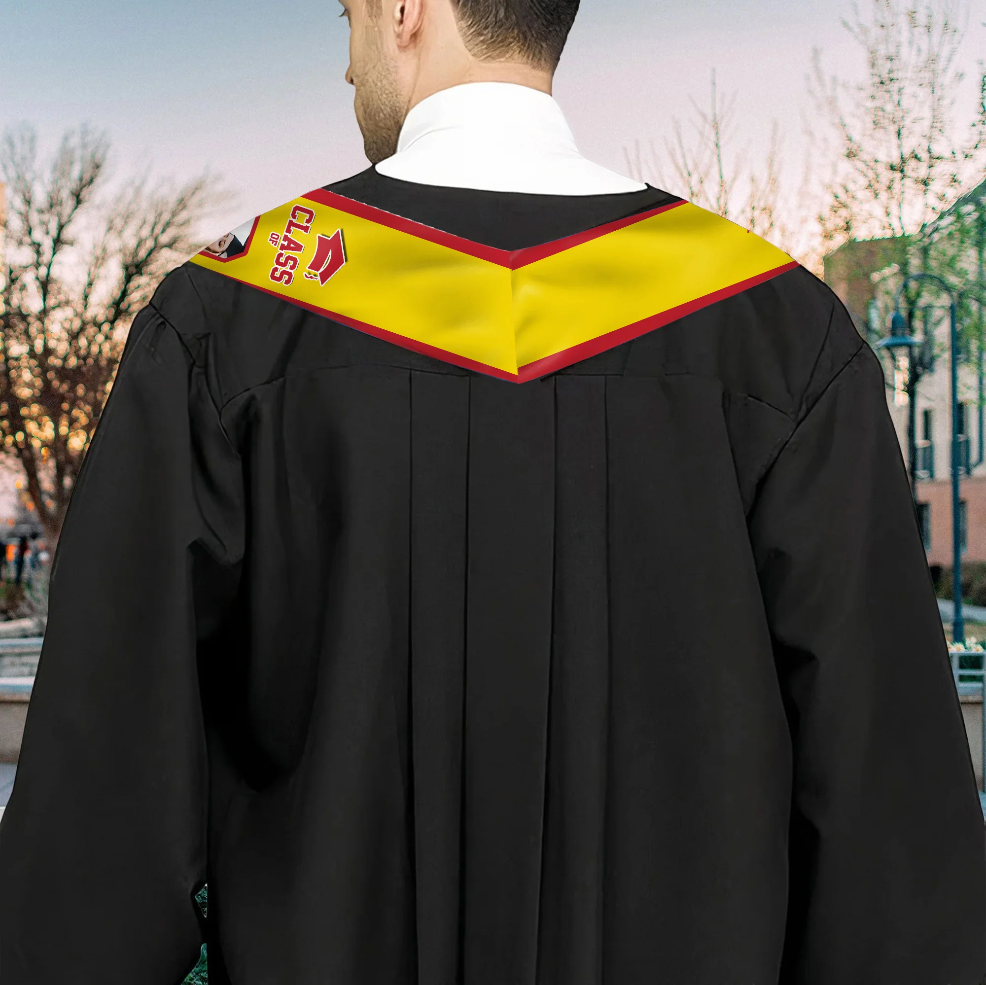 Congratulations Class of 2025 - Personalized Graduation Stoles - Graduation Gift, Senior Gift | Custom Photo NH96 - Image 4