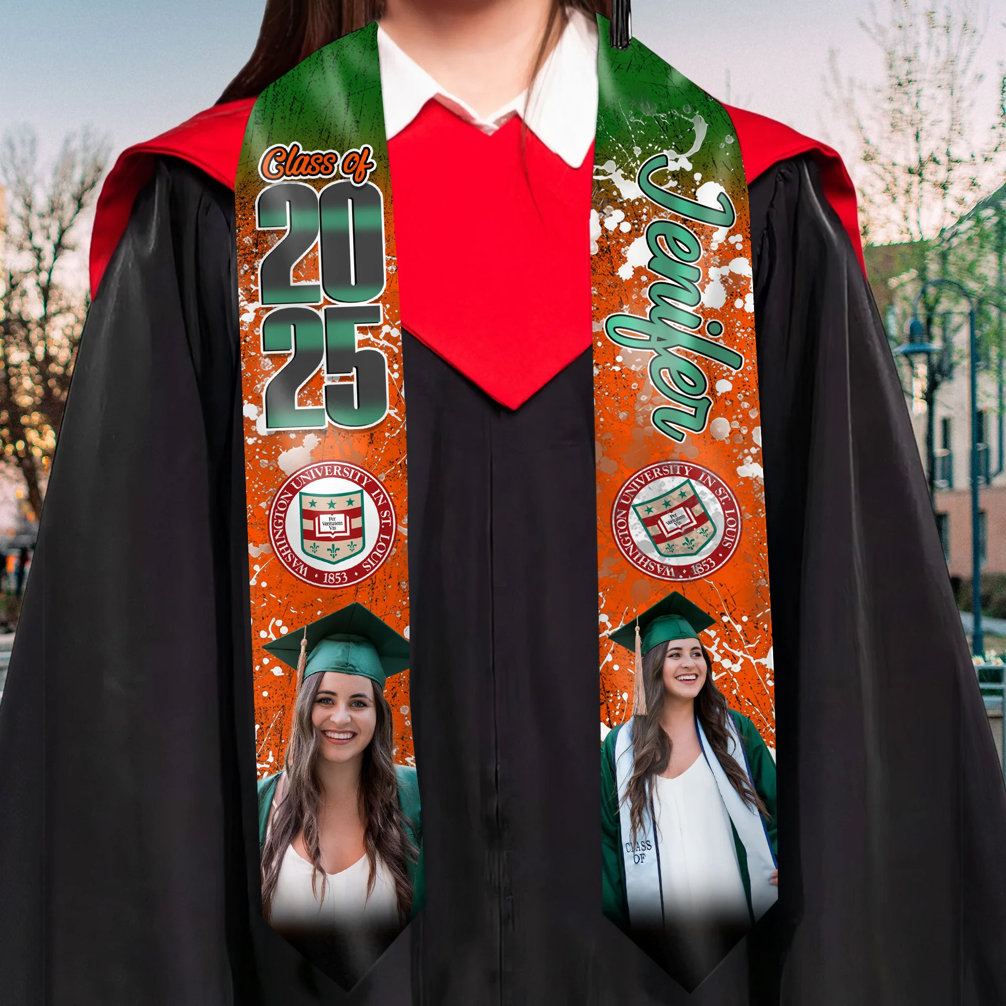 Congratulations To The New Graduate - Personalized Graduation Stoles - Graduation Gift, Senior Gift | Custom Photo NH96
