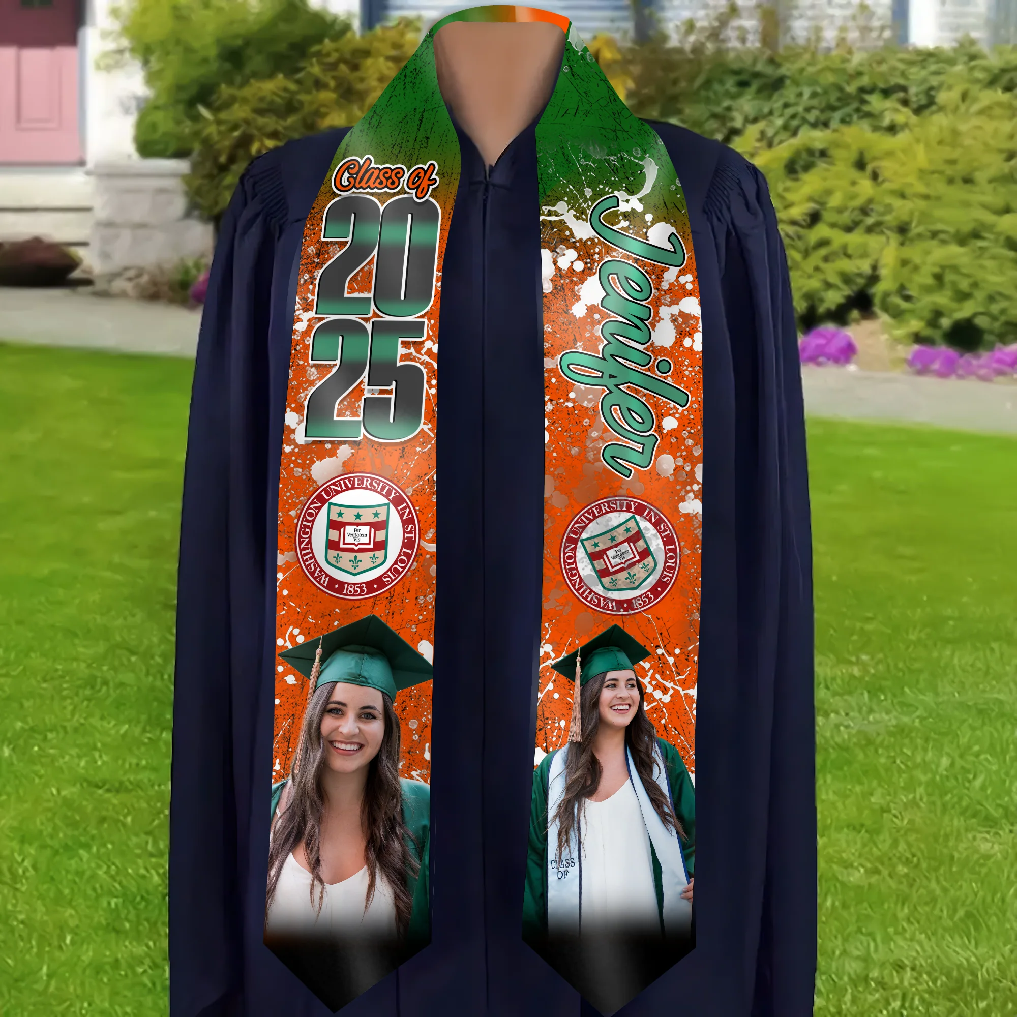 Congratulations To The New Graduate - Personalized Graduation Stoles - Graduation Gift, Senior Gift | Custom Photo NH96 - Image 3