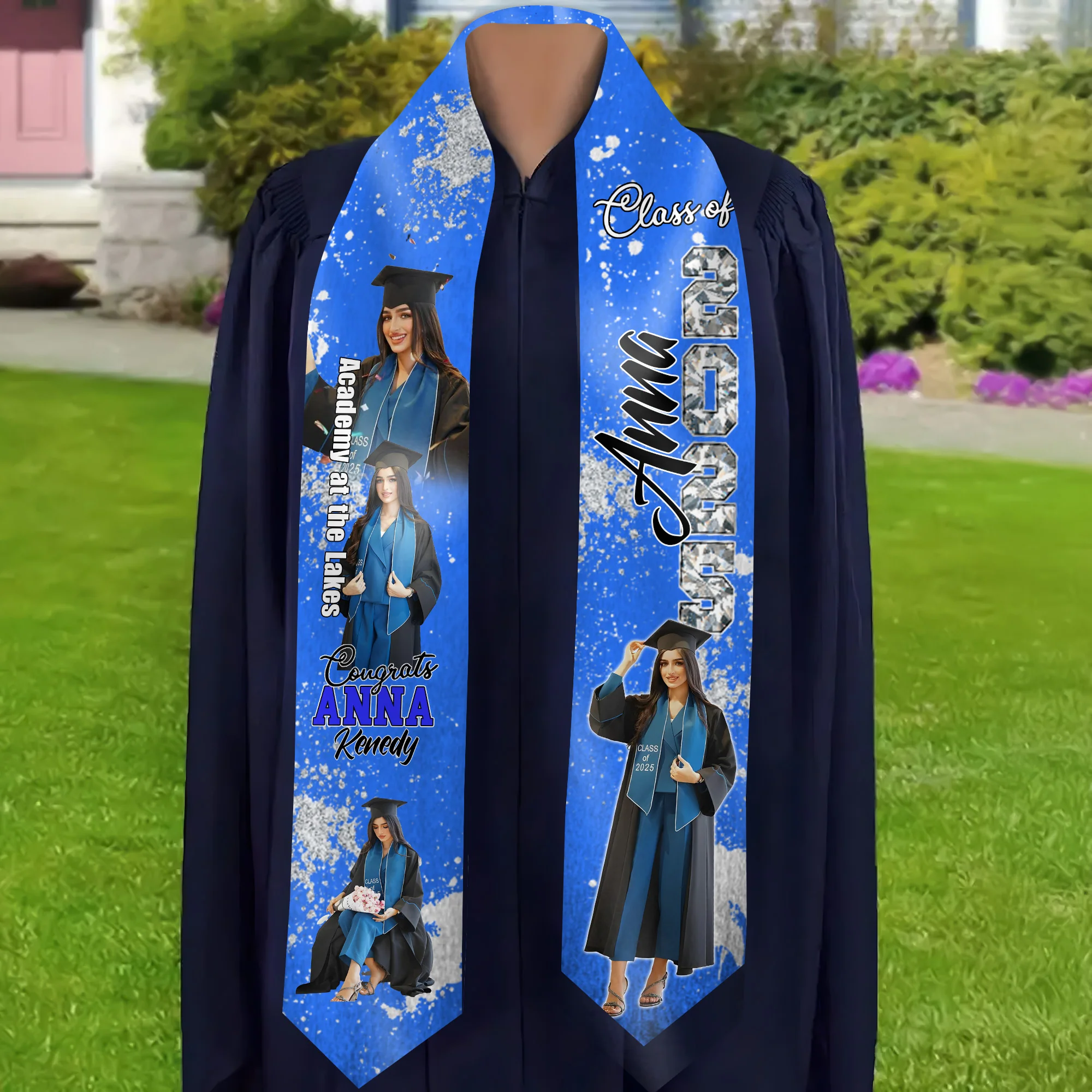 Congratulations, You Make Me So Proud! - Personalized Graduation Stoles - Graduation Gift, Senior Gift | Custom Photo NH96 - Image 3