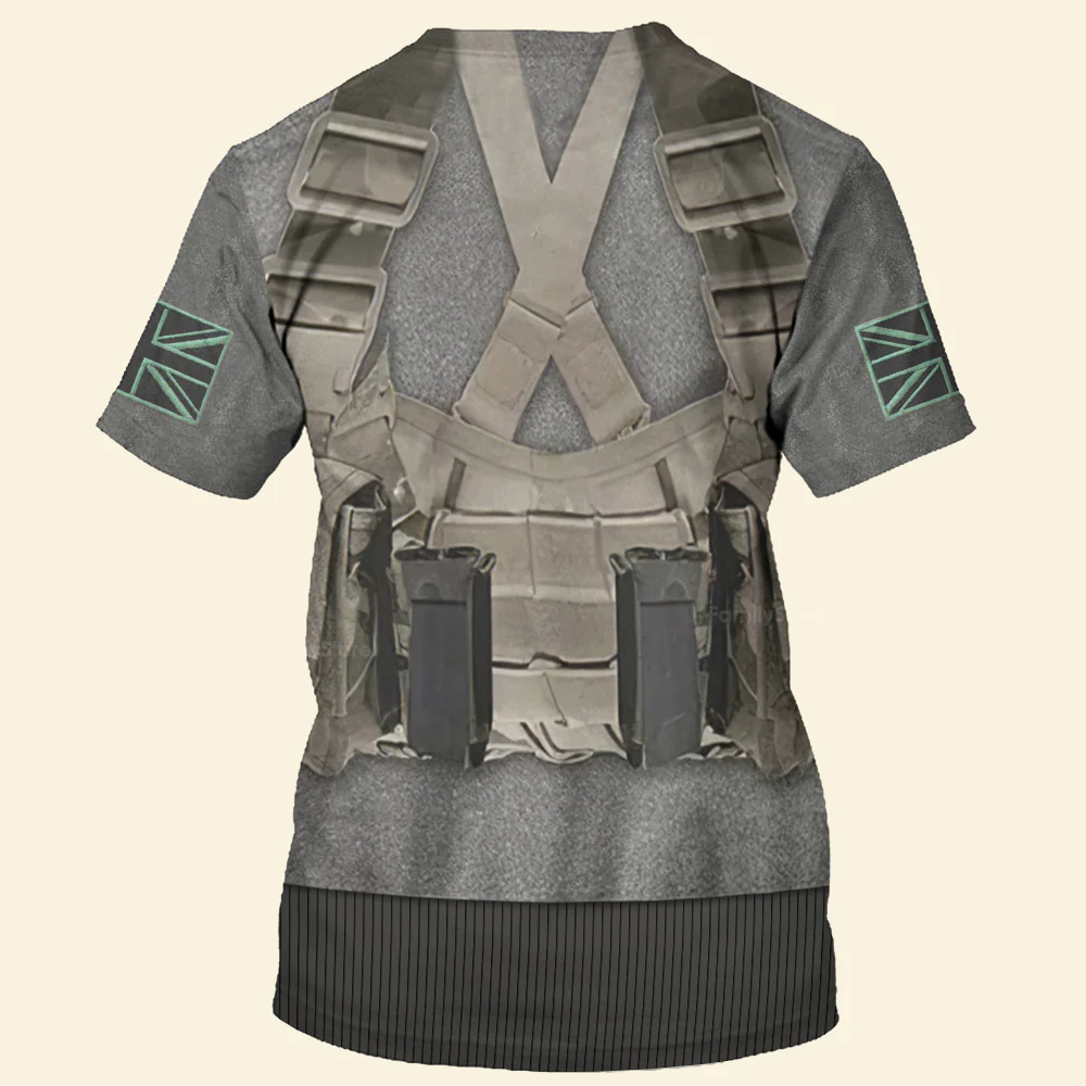 Cosplay Call Of Duty MW2 Simon Ghost Riley T-Shirts For Men - Image 2