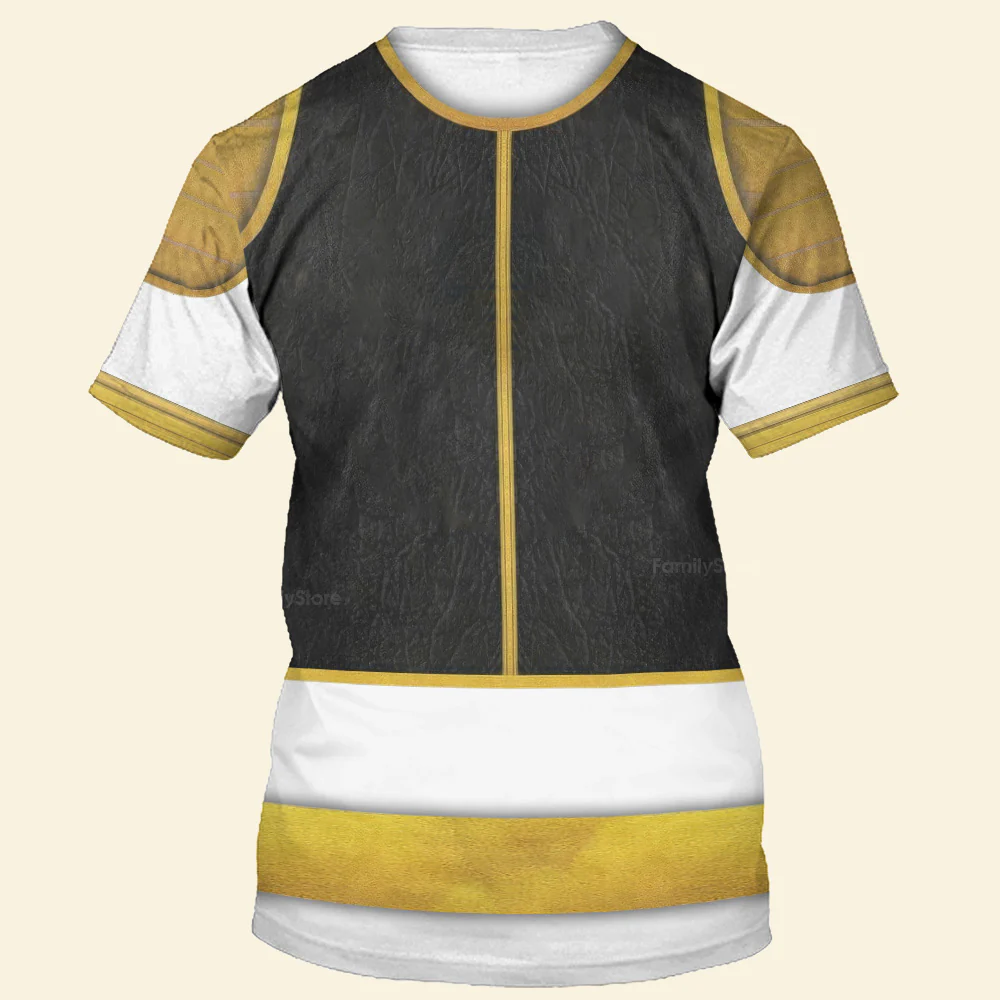 Cosplay White Ranger - 3D TShirts - Image 2