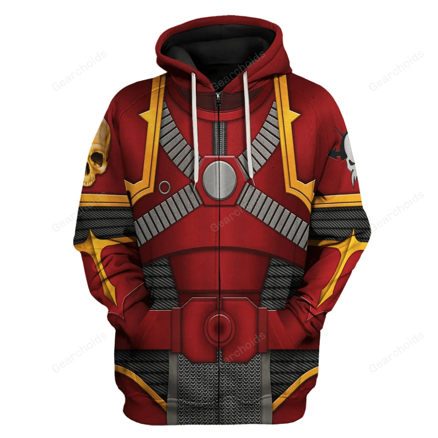 Crimson Slaughter Warband Colour Scheme - Costume Cosplay Hoodie Sweatshirt Sweatpants CSWRH091 - Image 3