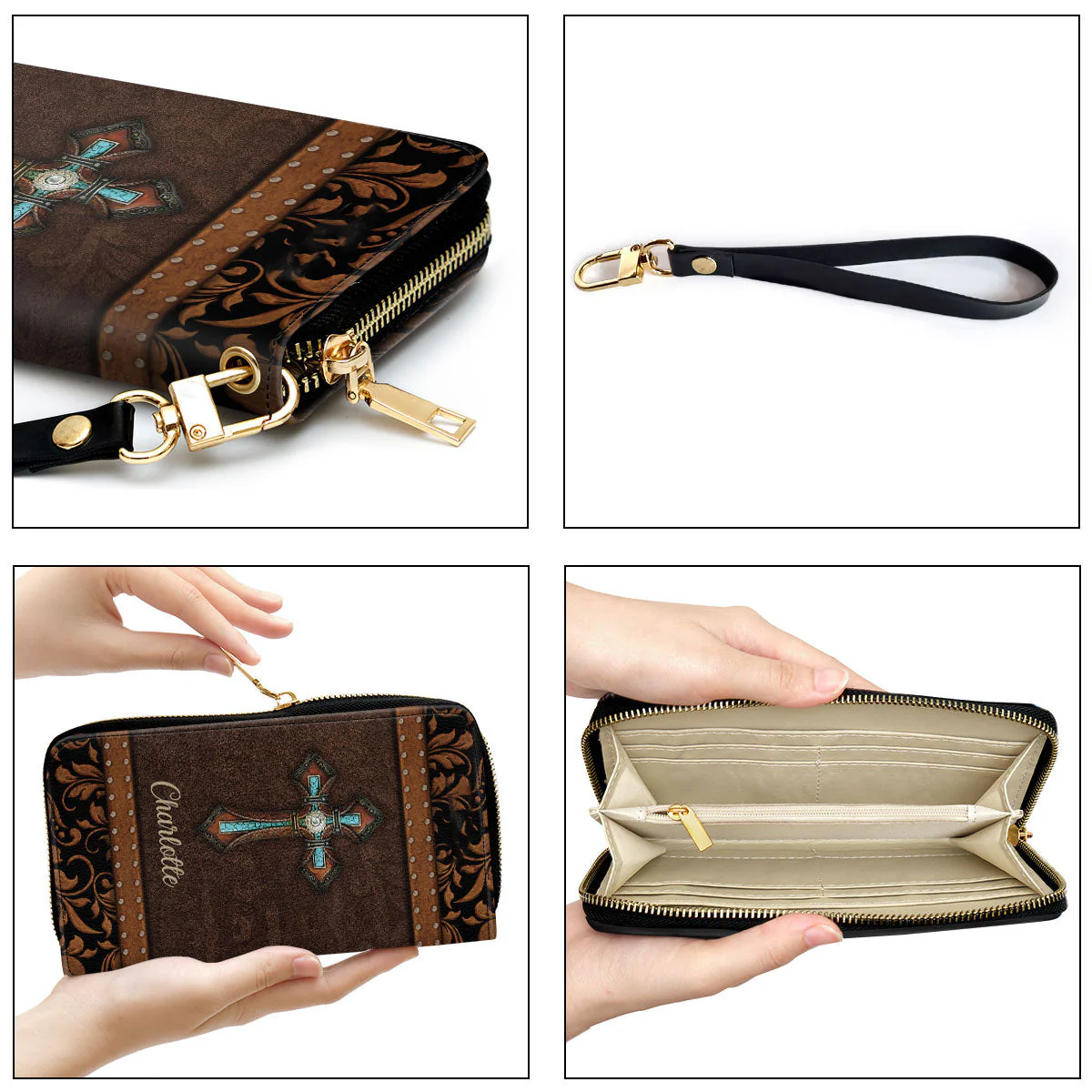 Cross - Awesome Personalized Leather Long Wallets - AT4081451 - Image 7