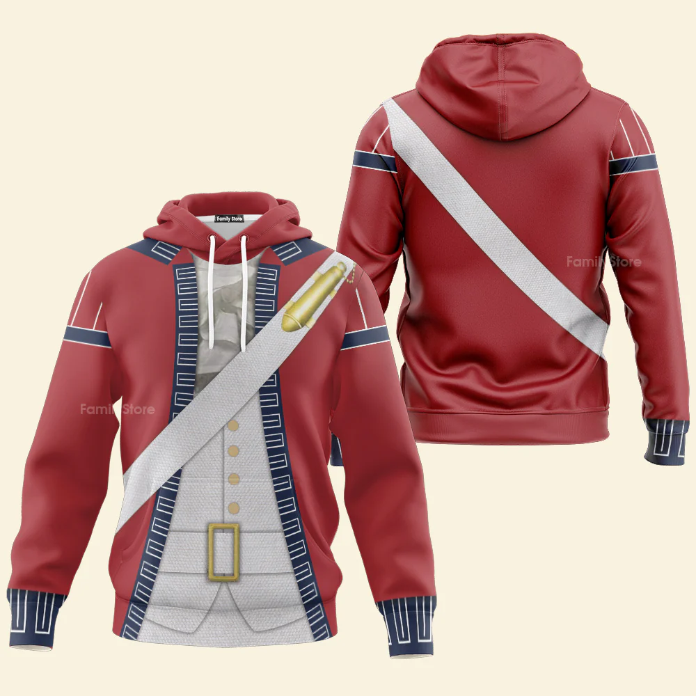 British Red Coat Hoodie For Men And Women - Image 2