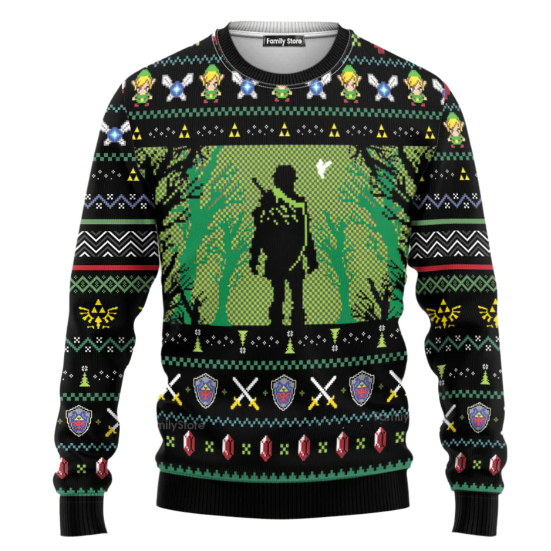Costumes Cosplay Zelda Ugly Sweatshirt - Best Gift For Christmas, Funny Gift for Family