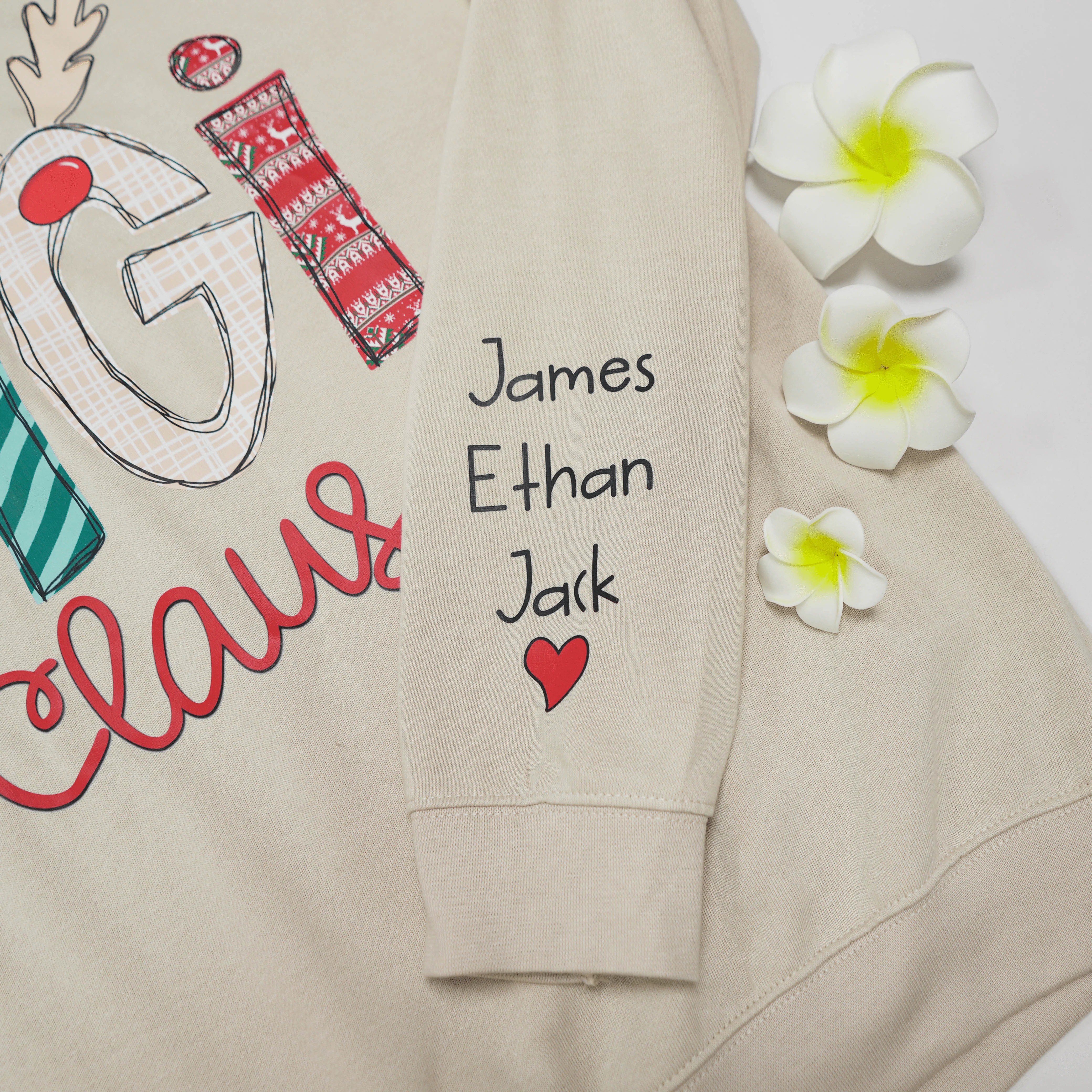 Custom Family Name Gigi Claus - Personalized Sweatshirt - Best Christmas Gift For Grandma, Mom, Family Member - NH96 - Image 6