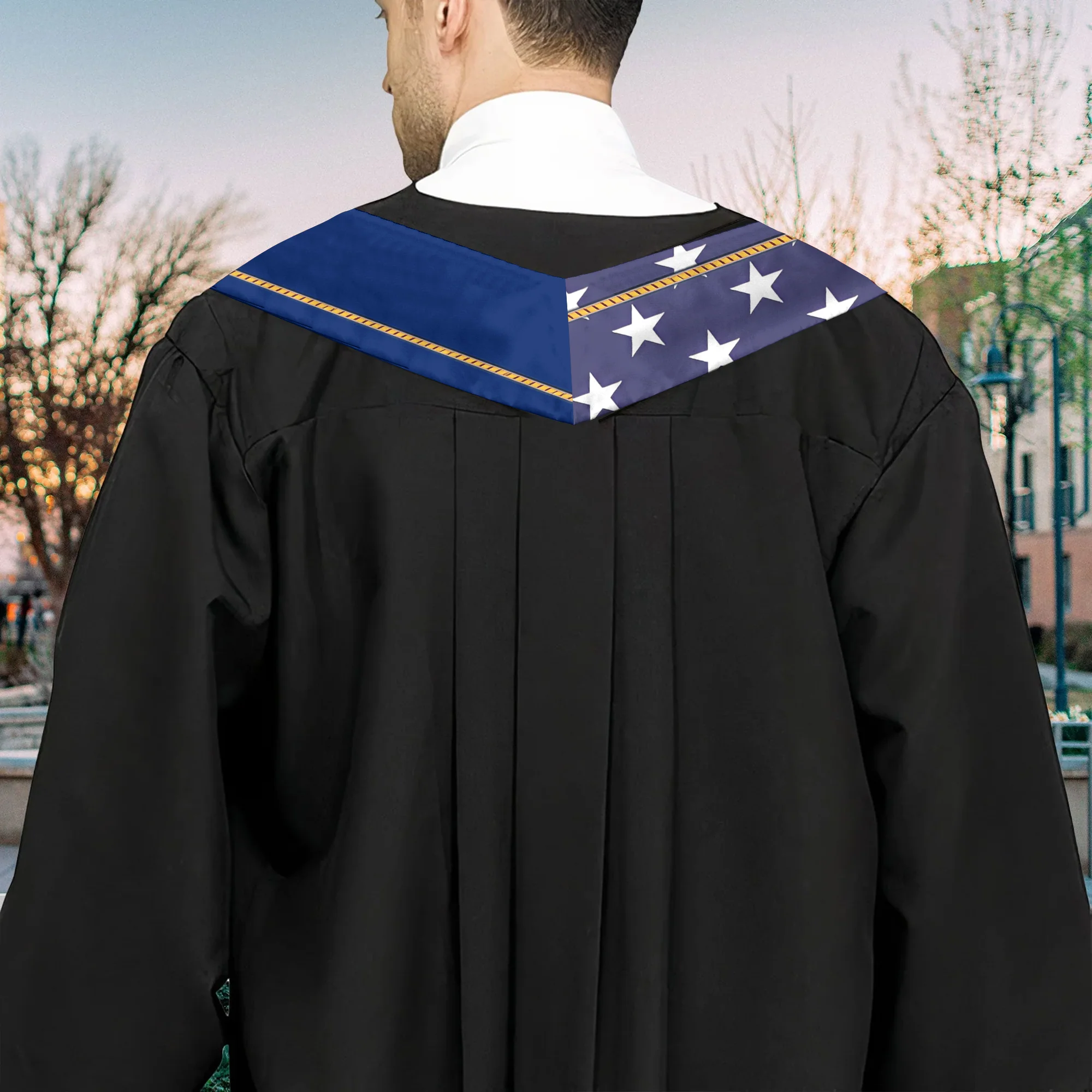 Custom Flag Nations Graduation - Personalized Graduation Stoles - Graduation Gift, Senior Gift | Custom Photo NH96 - Image 4