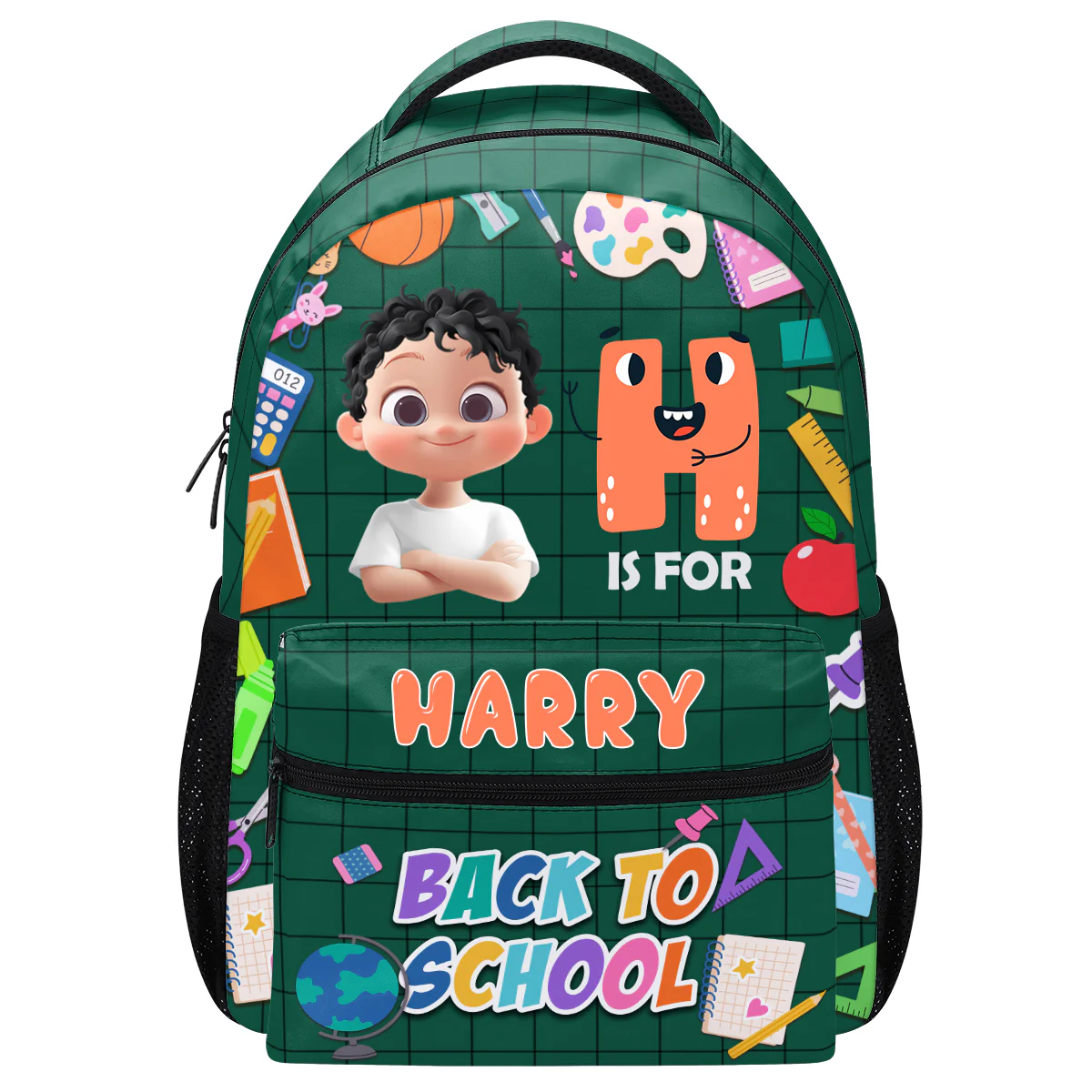 Custom Kid's Name Back To School - Personalized Backpack - Gift For Kids | GR29 TD118