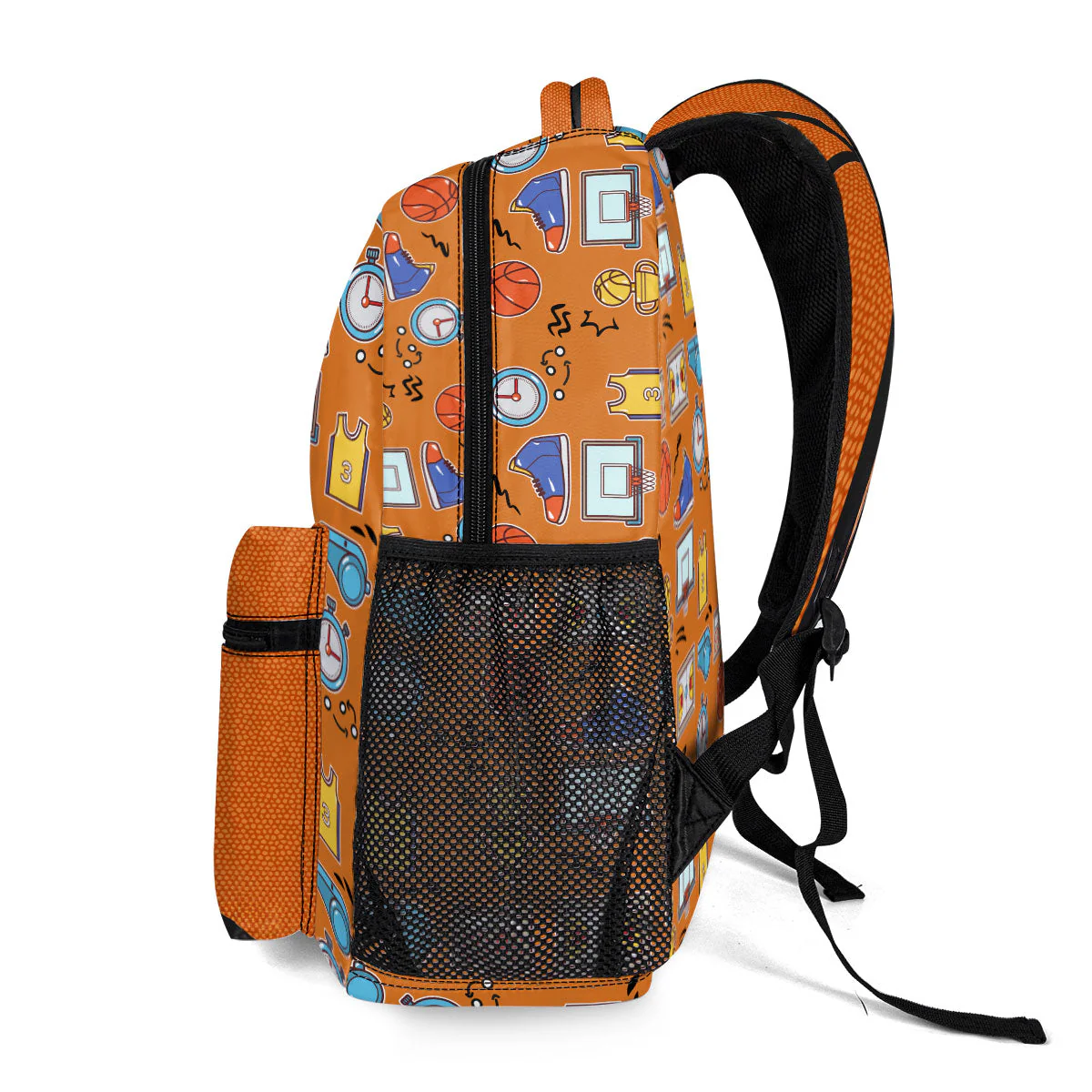 Custom Name Sports School Bag - Personalized Canvas Backpack - Gift for Kids TD118 - Image 3