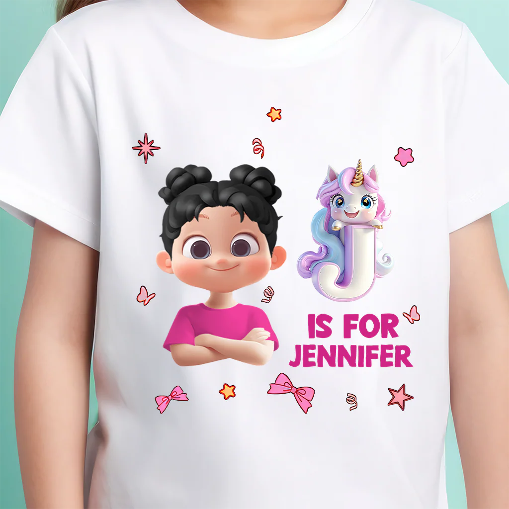 Custom Name Unicorn First Day Of School Shirt - Personalized Shirt - Back To School Gift For Kids | GR29 TD118 - Image 4