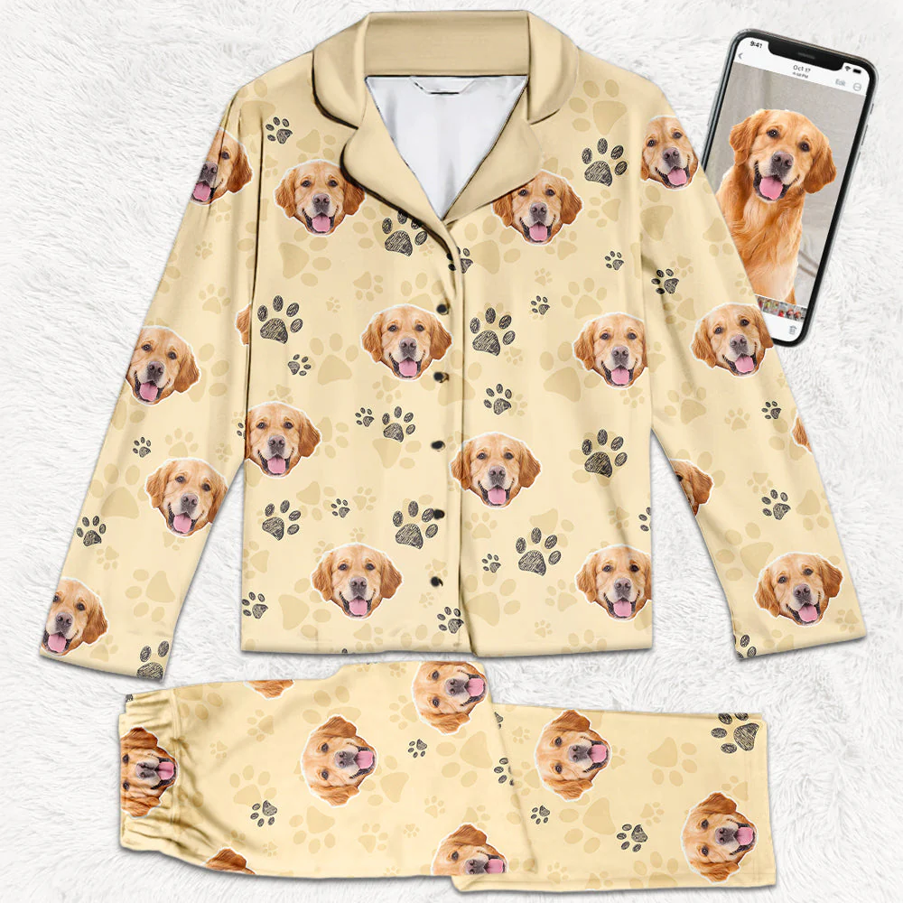 Custom Photo Custom Photo My Dog Thinks I'm Cool - Christmas Gift For Pet Owners, Pet Lovers - Personalized Pajama NA94 - Image 2