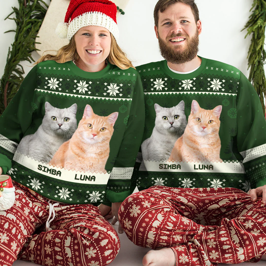 Custom Photo Cuteness Overload - Personalized Ugly Sweater - Christmas Gift For Pet Owners, Pet Lovers NH96 - Image 4