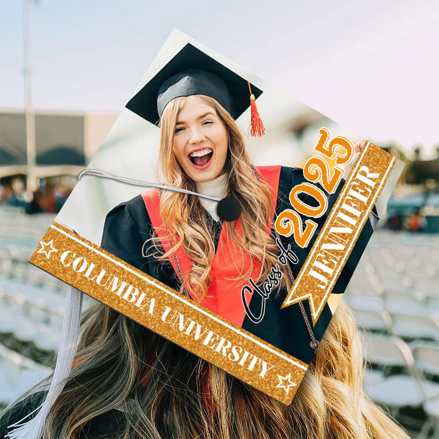 Custom Photo Finally I Made It - Personalized Graduation Cap Topper | NA94 - Image 2