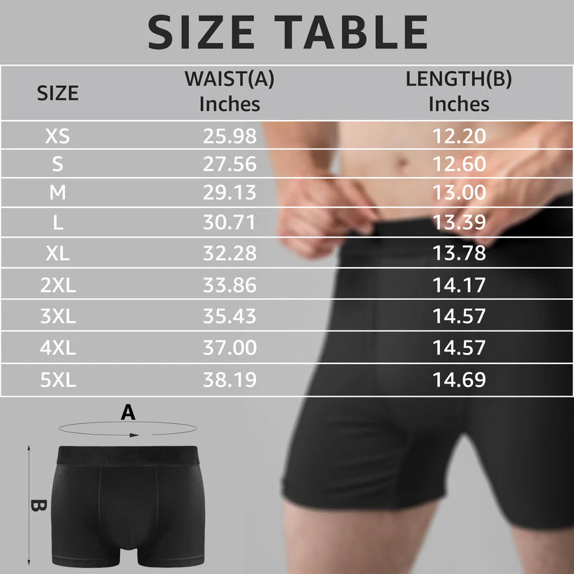 Custom Photo I Licked It So It's Mine Christmas - Gift For Boyfriend, Husband, Anniversary - Funny Personalized Custom Boxer Briefs, Men's Boxers - Image 4