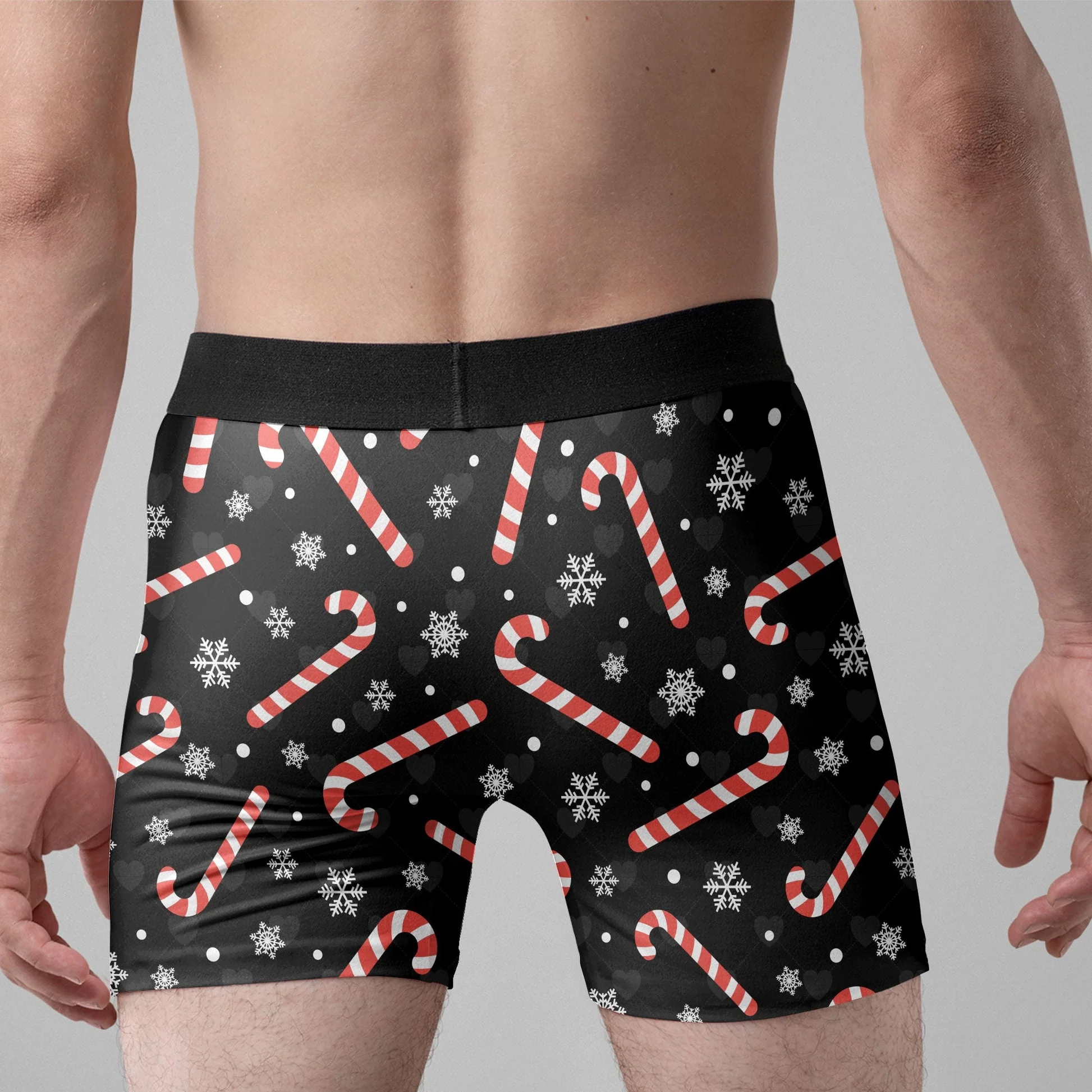 Custom Photo I Licked It So It's Mine - Gift For Boyfriend, Husband, Anniversary - Funny Personalized Custom Boxer Briefs, Men's Boxers - Image 2
