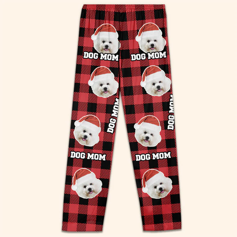 Custom Photo It's Christmas Everywhere - Gift For Dog  Lovers - Personalized Pajama Pants NA94 - Image 3