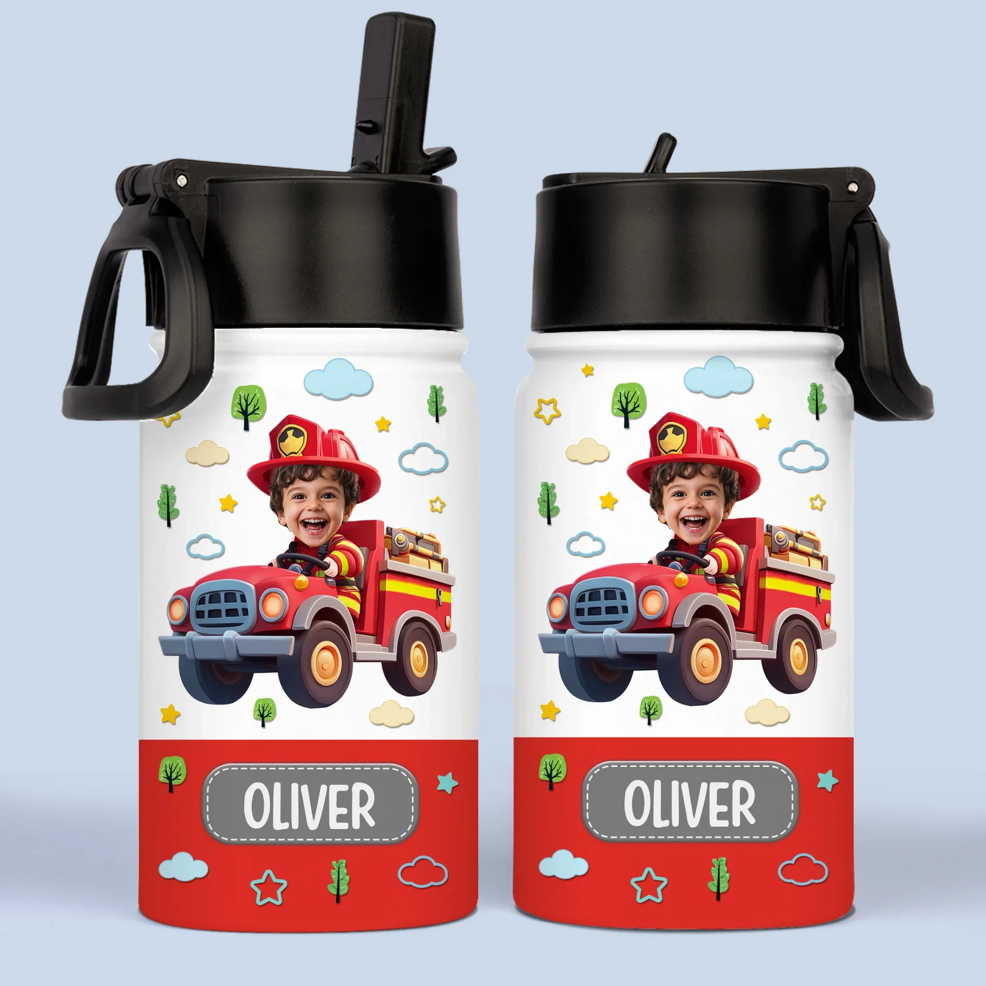 Custom Photo Kids - Personalized Kid Water Bottle - Gift For Kids TD118 - Image 2