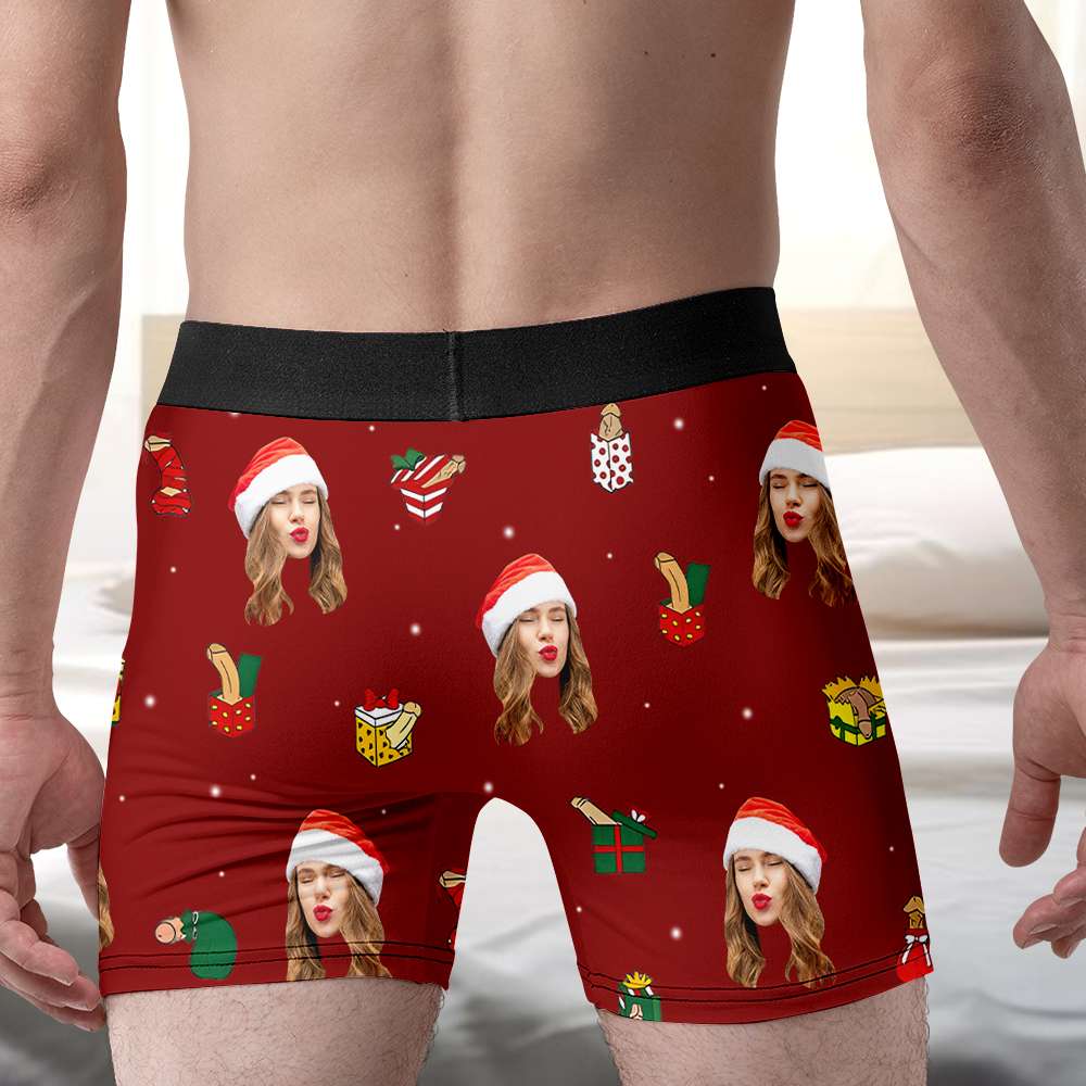 Custom Photo Oh What Fun Th Is To Ride  - Gift For Boyfriend, Husband, Anniversary - Funny Personalized Custom Boxer Briefs, Men's Boxers NH96 - Image 4