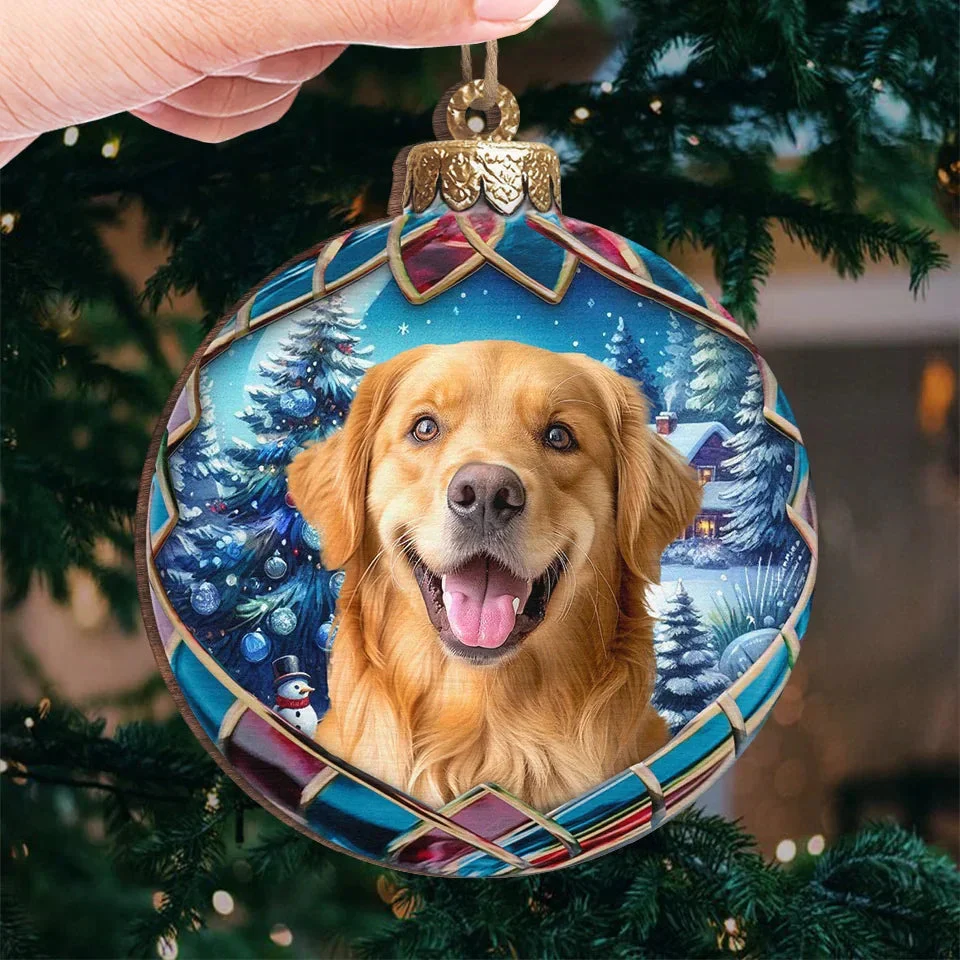 Custom Photo Pets Make Our Lives Whole - Personalized Acrylic Ornament - Gift For Pet Lovers, Pet Owners - NA94 - Image 4