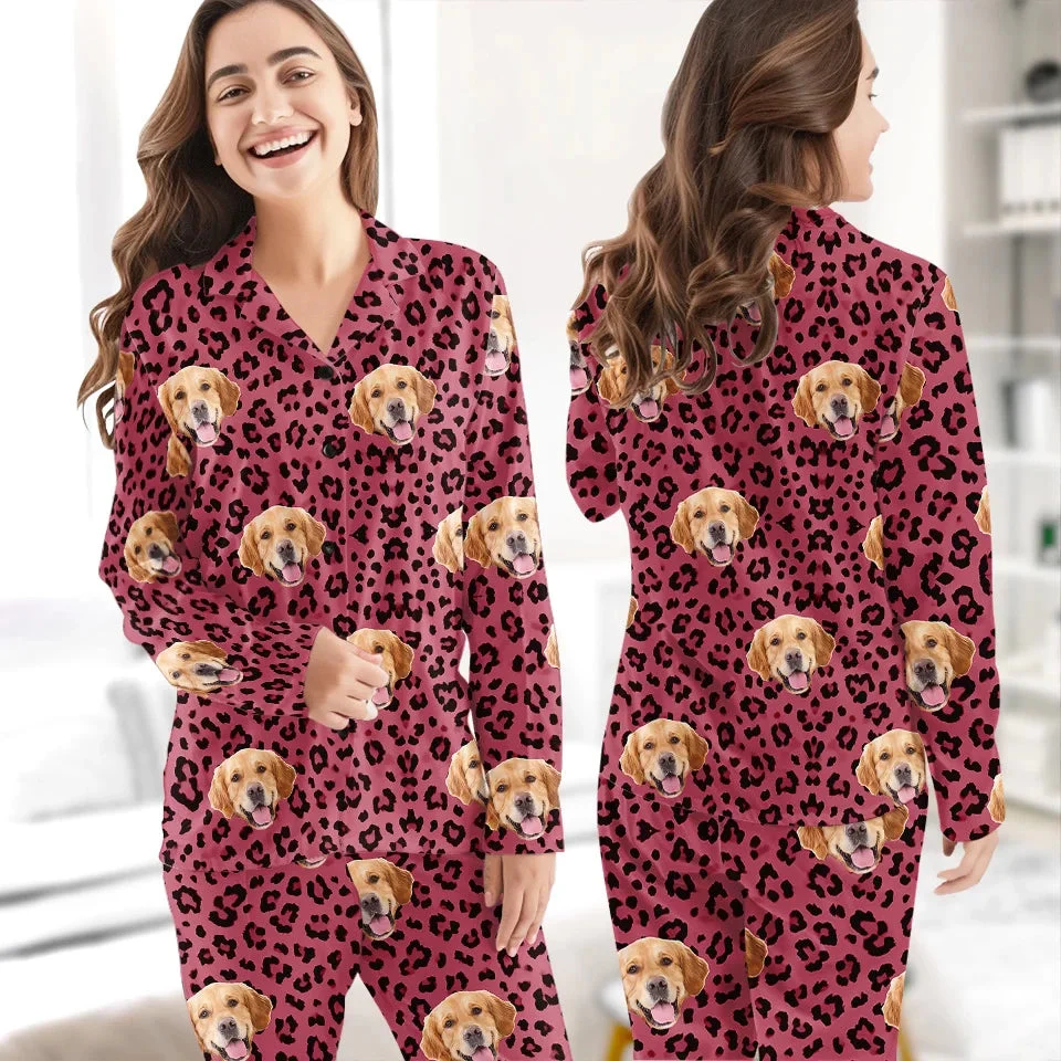 Custom Photo The Best Therapist Has Fur And Four Legs - Gift For Pet Lovers - Personalized Pajama NA94 - Image 2