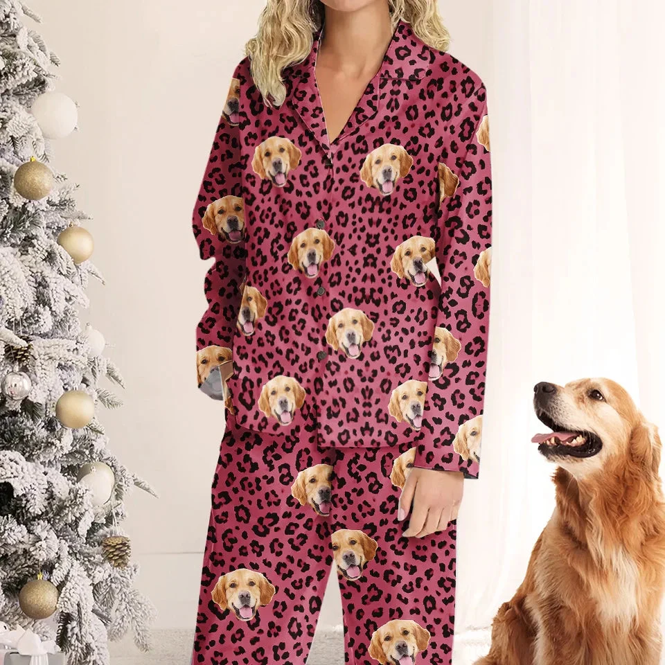 Custom Photo The Best Therapist Has Fur And Four Legs - Gift For Pet Lovers - Personalized Pajama NA94 - Image 3