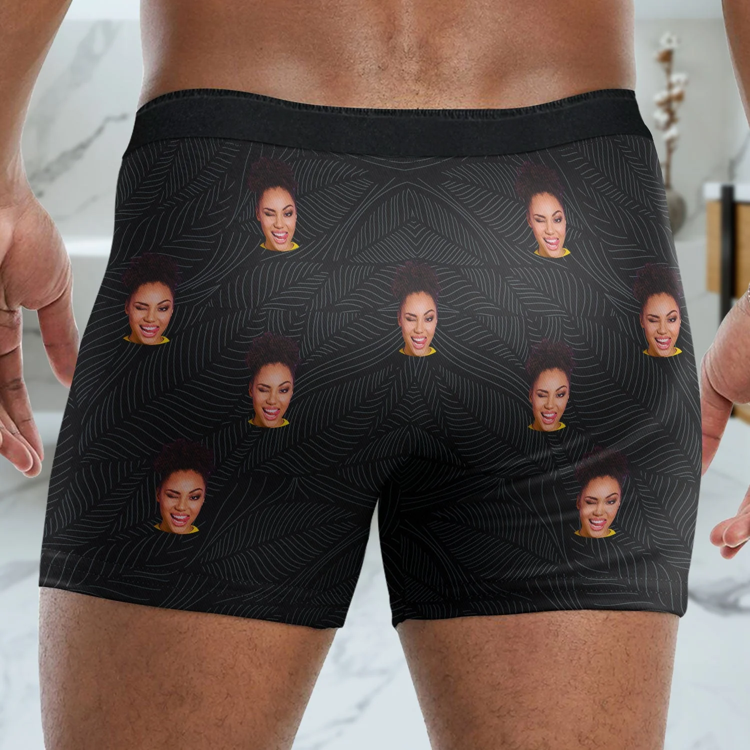 Custom Photo The Man The Legend - Gift For Boyfriend, Husband, Anniversary - Funny Personalized Custom Boxer Briefs, Men's Boxers NH96 - Image 4