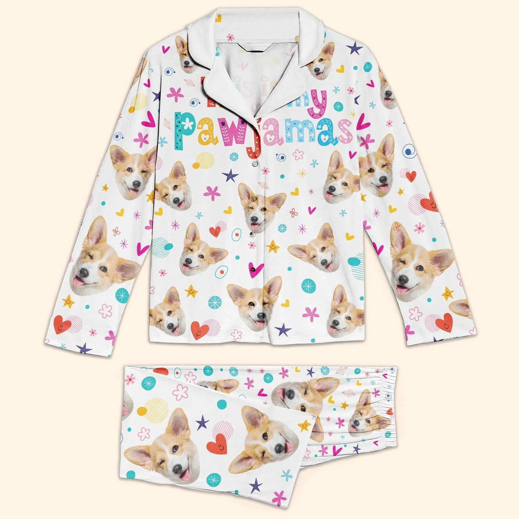 Custom Photo This Is My Pajama - Personalized Pajama - Gift For Pet Lovers, Pet Owners - NA94 - Image 2