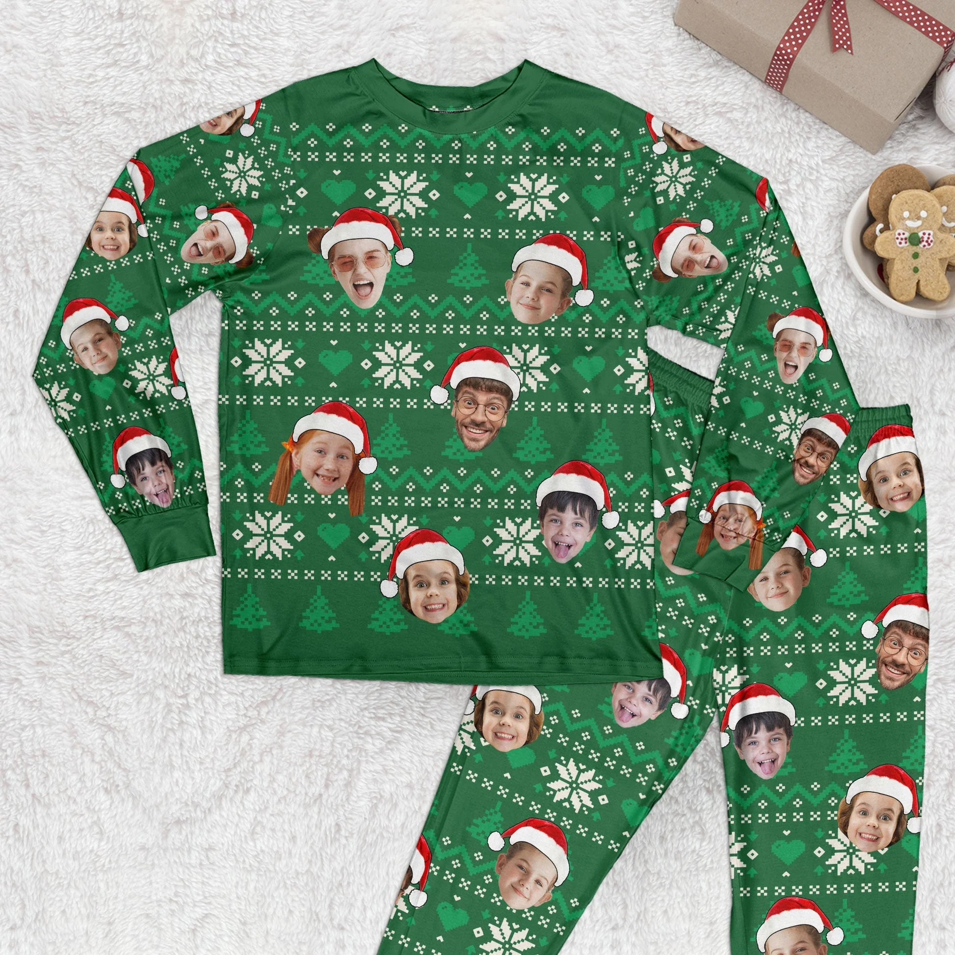 Custom Photo This Is My Ugly Pajama - Personalized Unisex Pajamas Set - Gift For Family Members, Friends - NA94 - Image 2