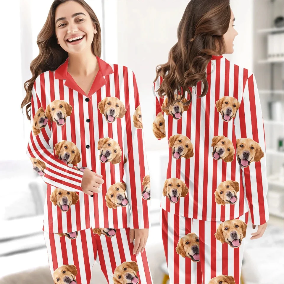Custom Photo You’re My Furry Christmas Miracle - Gift For Pet Lovers - Personalized Pajama NA94 - Image 3