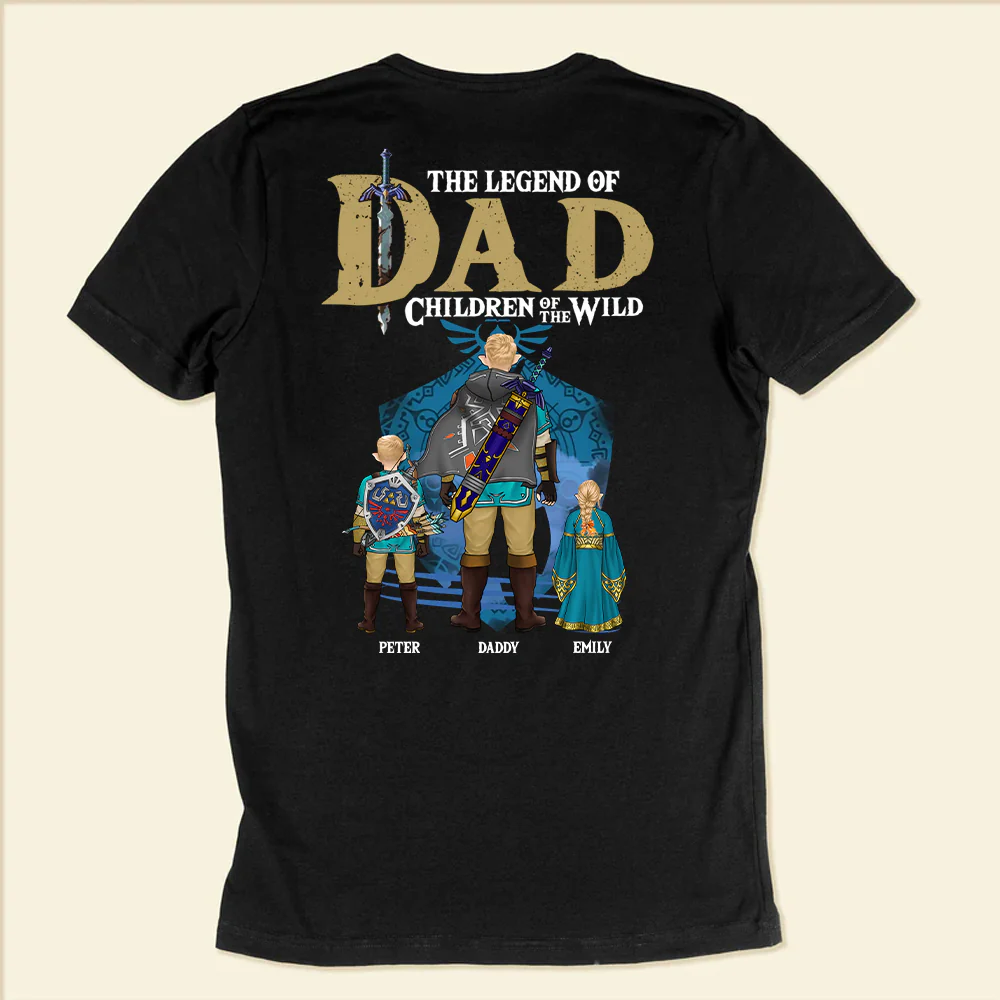 Dad You Are As Wise As Zelda Dad - Gift For Dad, Father's Day - Personalized TShirt CL07