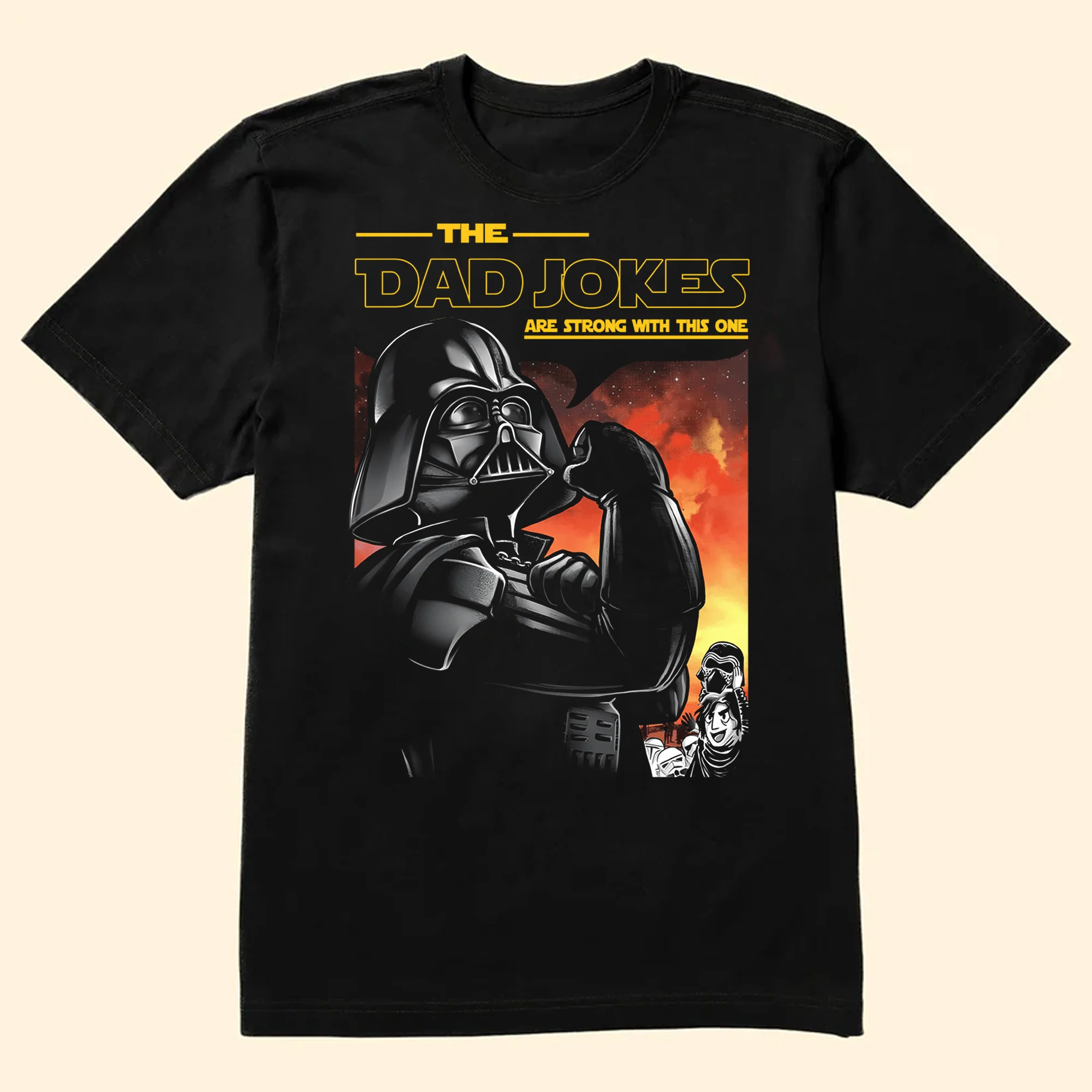 Stwa Dad's Joke Is Strong As This One - Gift For Father's Day - Personalized Shirt 2 Side - Image 6