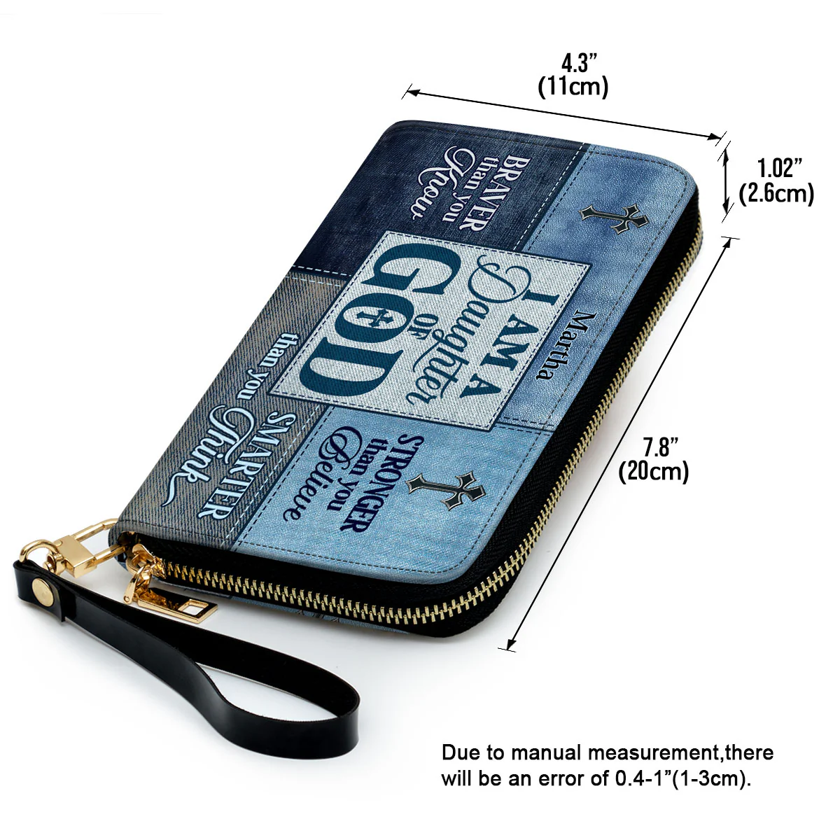 Daughter Of God - Unique Personalized Leather Long Wallets - AT4081301 - Image 6