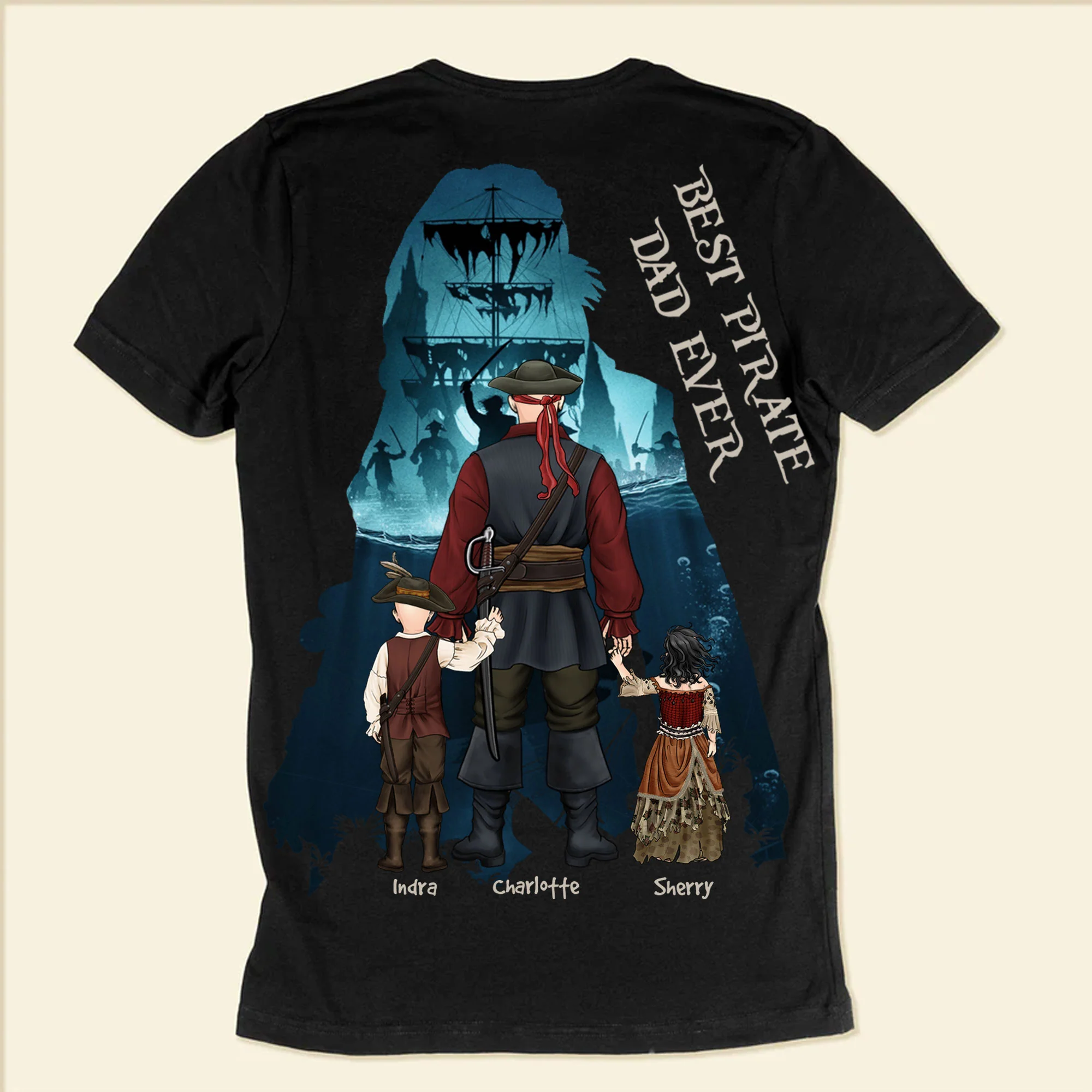Dead Men Tell No Tales Yohoho - Gift For Dad - Personalized TShirt - CL13 NA94 - Image 5
