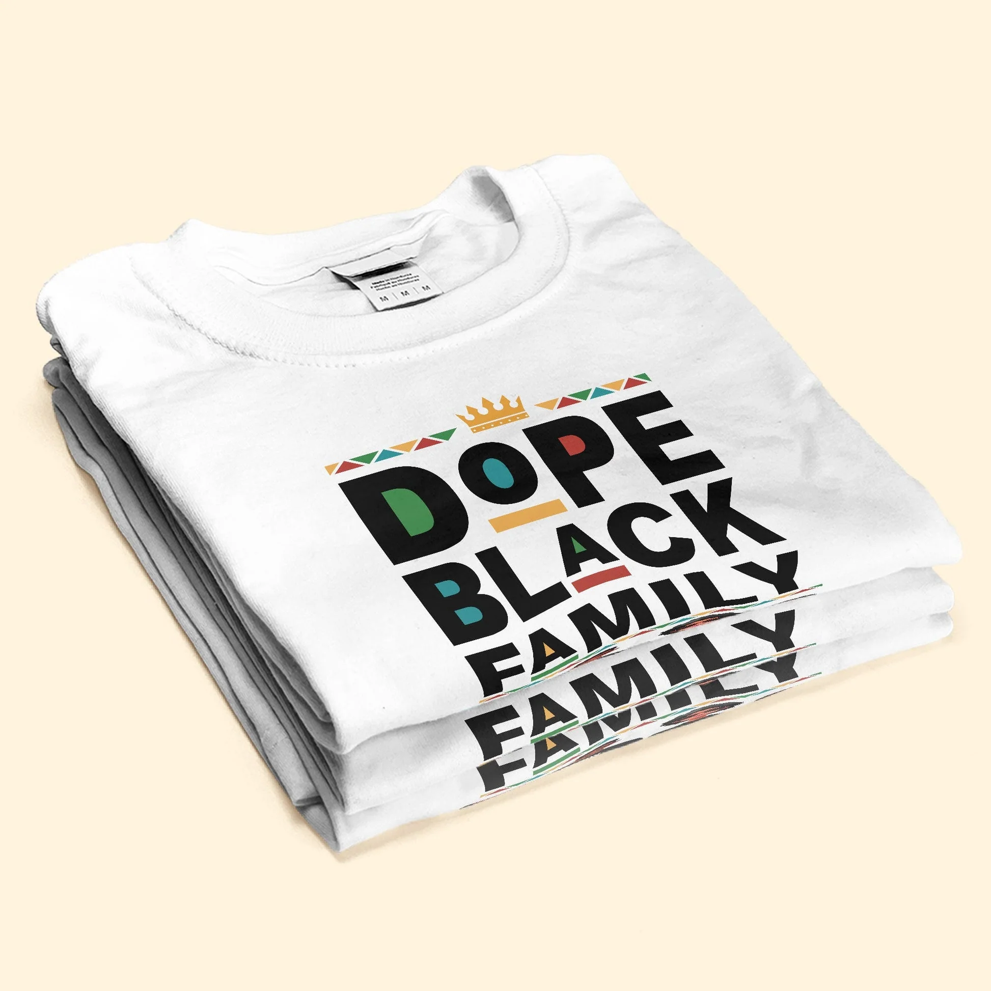Dope Black Family - Personalized Shirt - Gift For Family Members - CL50 NA94 - Image 3