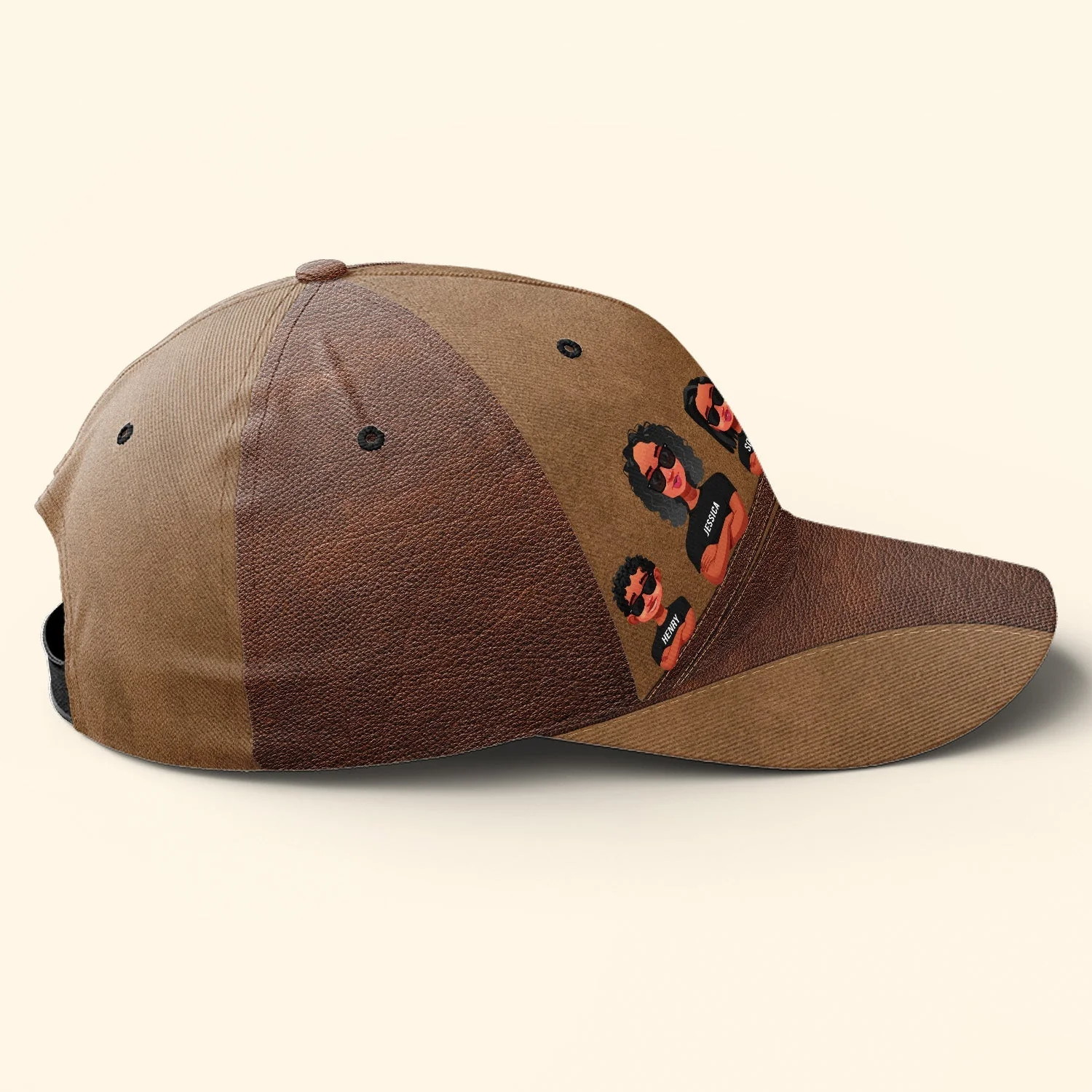 Dope Black Mom Brown Version - Personalized Classic Cap - Gift For Mom, Mothers Day, Black African   - CL50 NA94 - Image 4