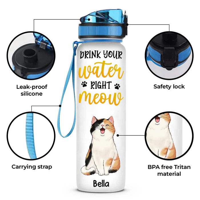 Dope Black Mom - Personalized Water Tracker Bottle - Gift For Mom, Black Women, African Americans - | GR3 - Image 6