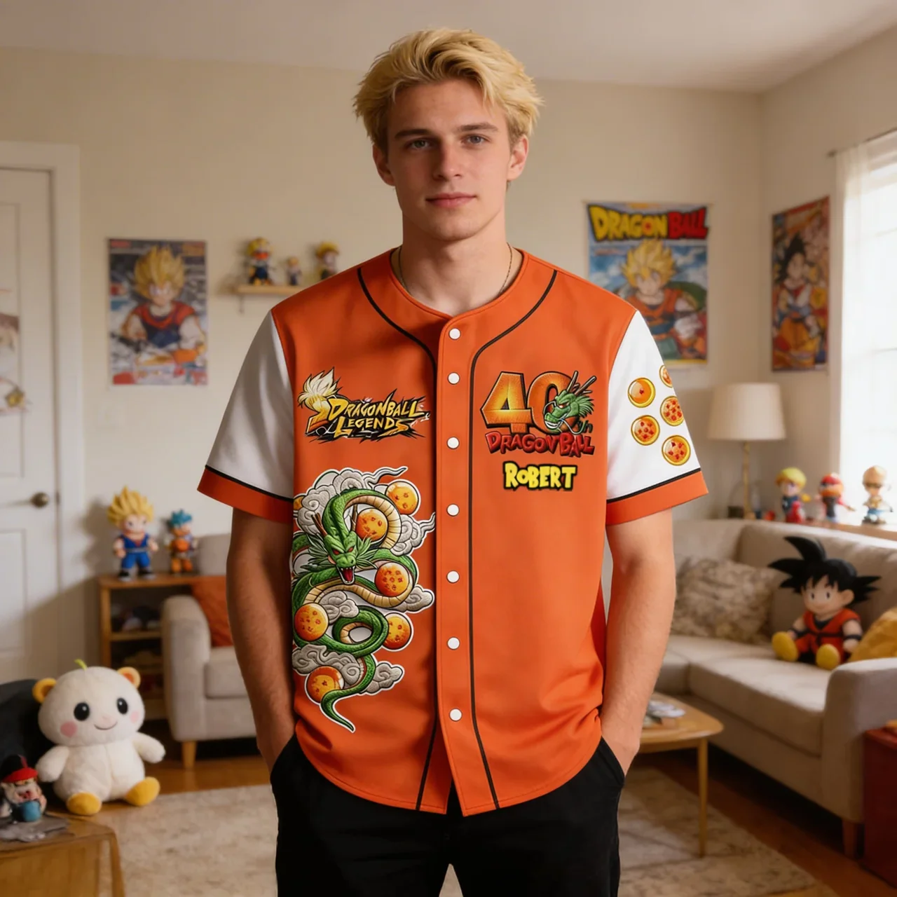 DrBa 40th Anniversary - Personalized Baseball Jersey - Gift For Movie Fans HH01 - Image 2