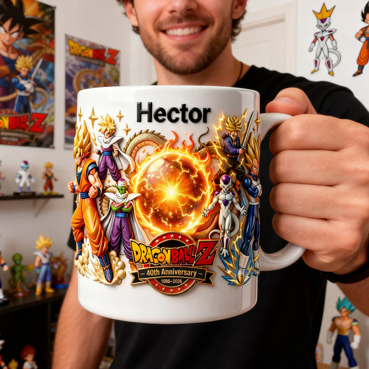 DrBa 40th Anniversary - Personalized White Ceramic Mug - Gift For Movie Fans HH01 - Image 3