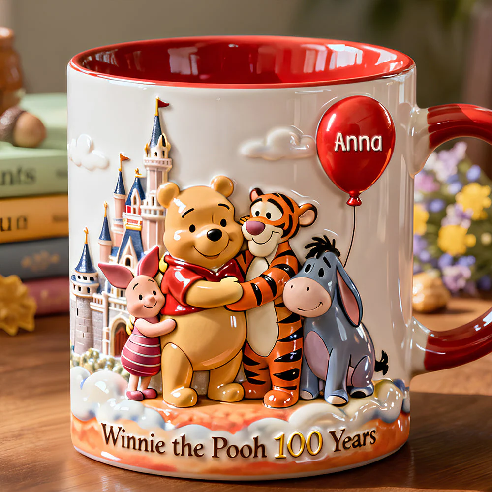 DSNY 100th Anniversary Honey Bear With Friends - Personalized Accent Mug - Gift For Fan Movies HH01 - Image 2