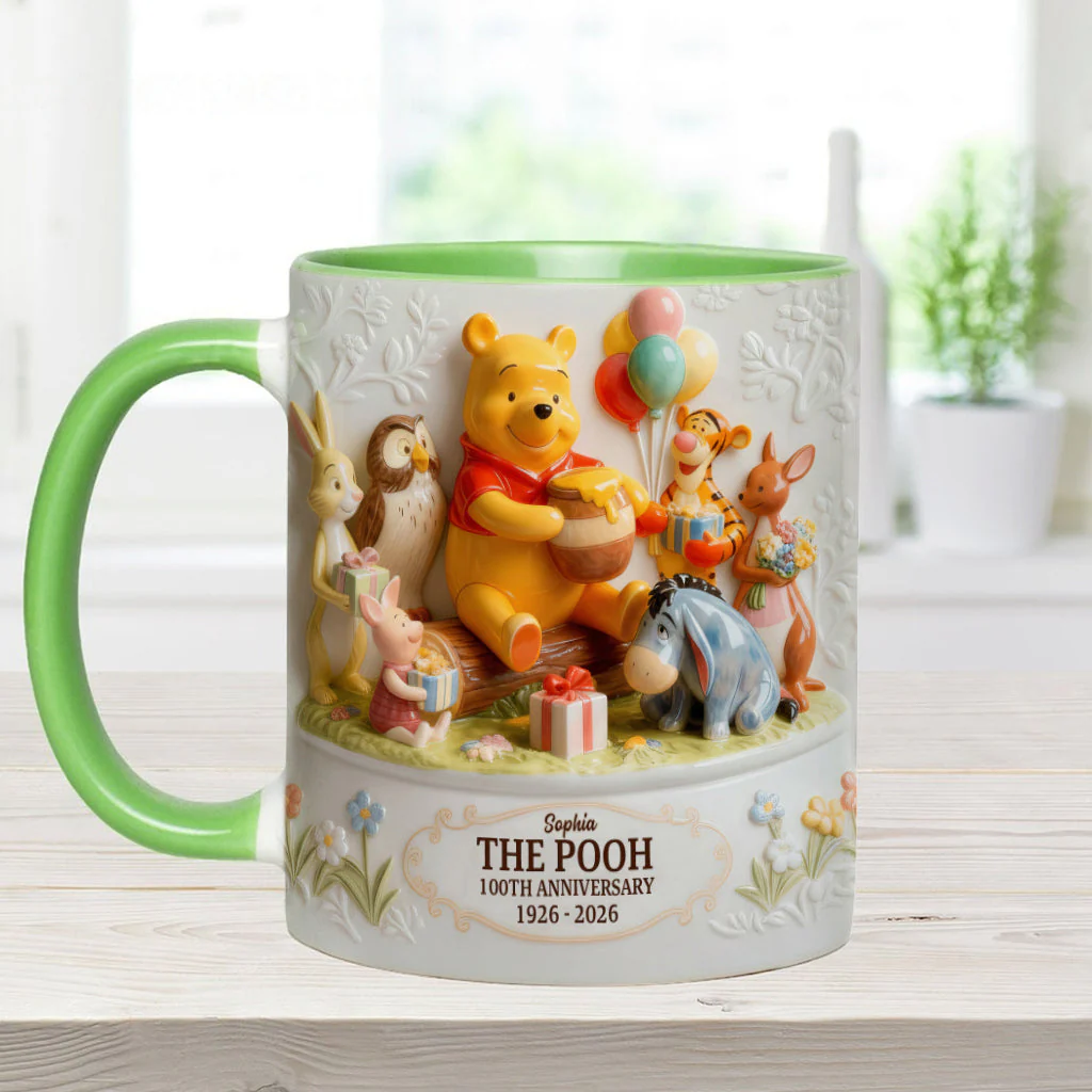 DSNY 100th Anniversary Honey Bear With Friends - Personalized Accent Mug - Gift For Fan Movies HH01 - Image 10