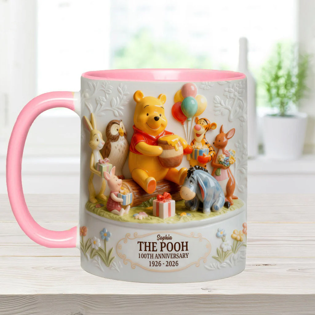 DSNY 100th Anniversary Honey Bear With Friends - Personalized Accent Mug - Gift For Fan Movies HH01 - Image 11