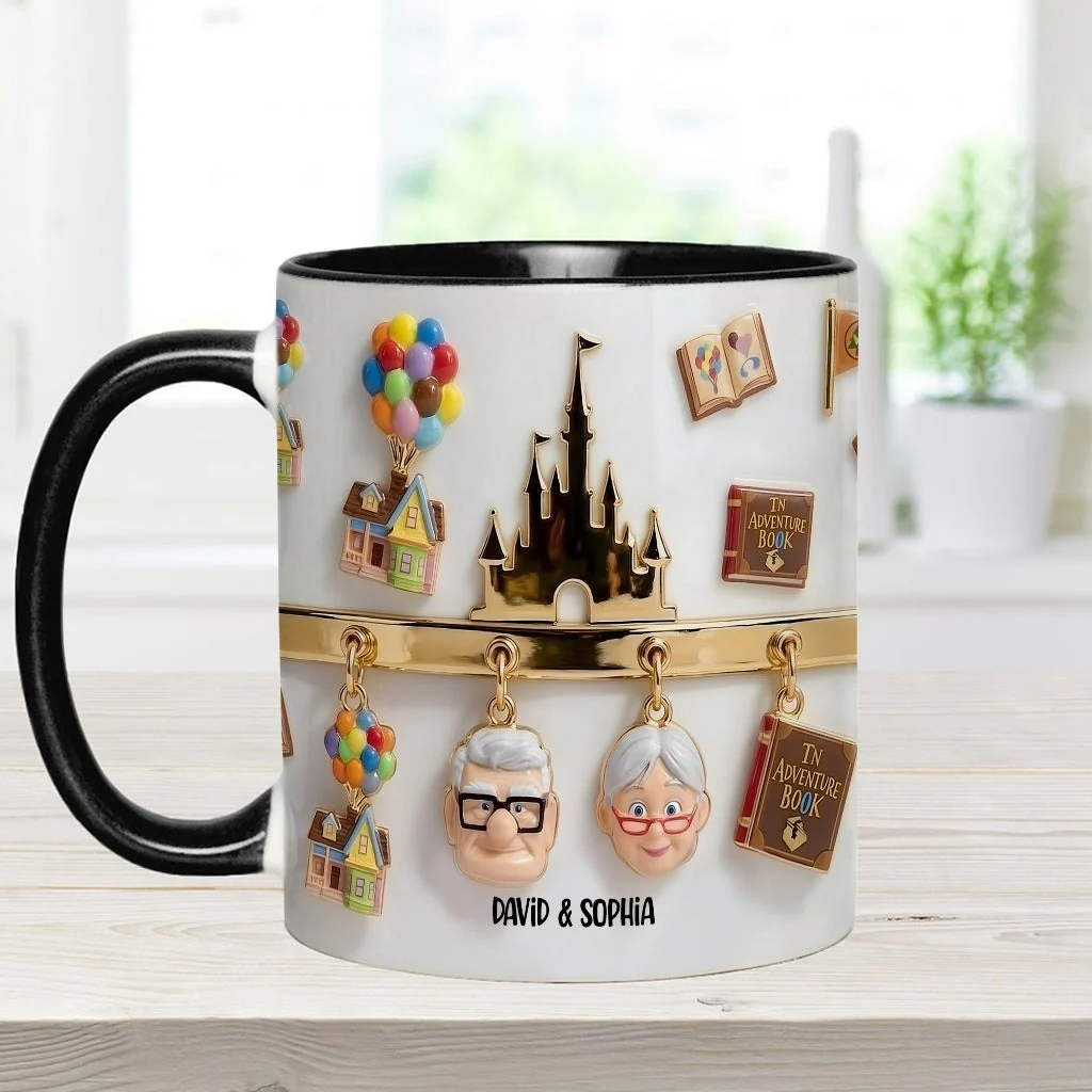 DSNY Growing Old Together - Personalized Accent Mug - Gift For Grandparents, Parents, Couples NL122 - Image 4