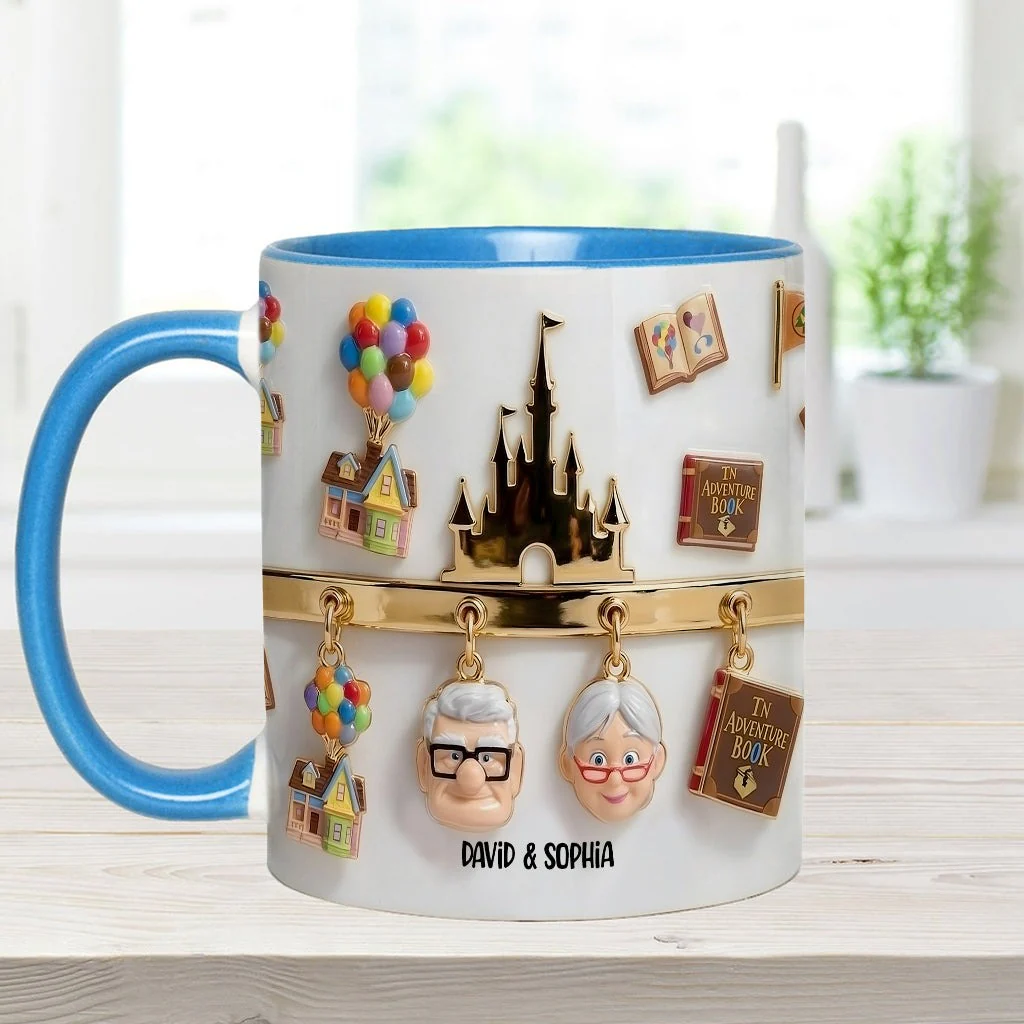 DSNY Growing Old Together - Personalized Accent Mug - Gift For Grandparents, Parents, Couples NL122 - Image 5