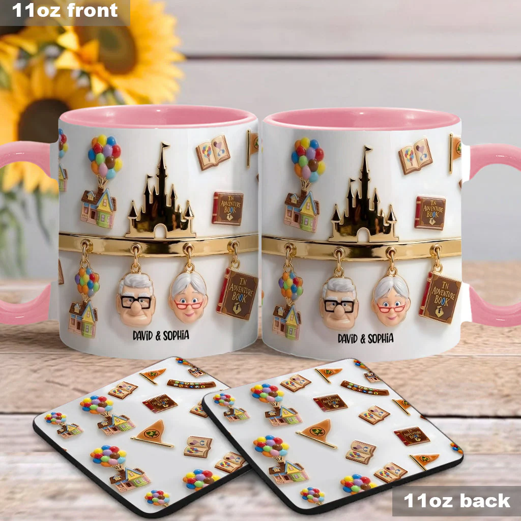 DSNY Growing Old Together - Personalized Accent Mug - Gift For Grandparents, Parents, Couples NL122 - Image 7