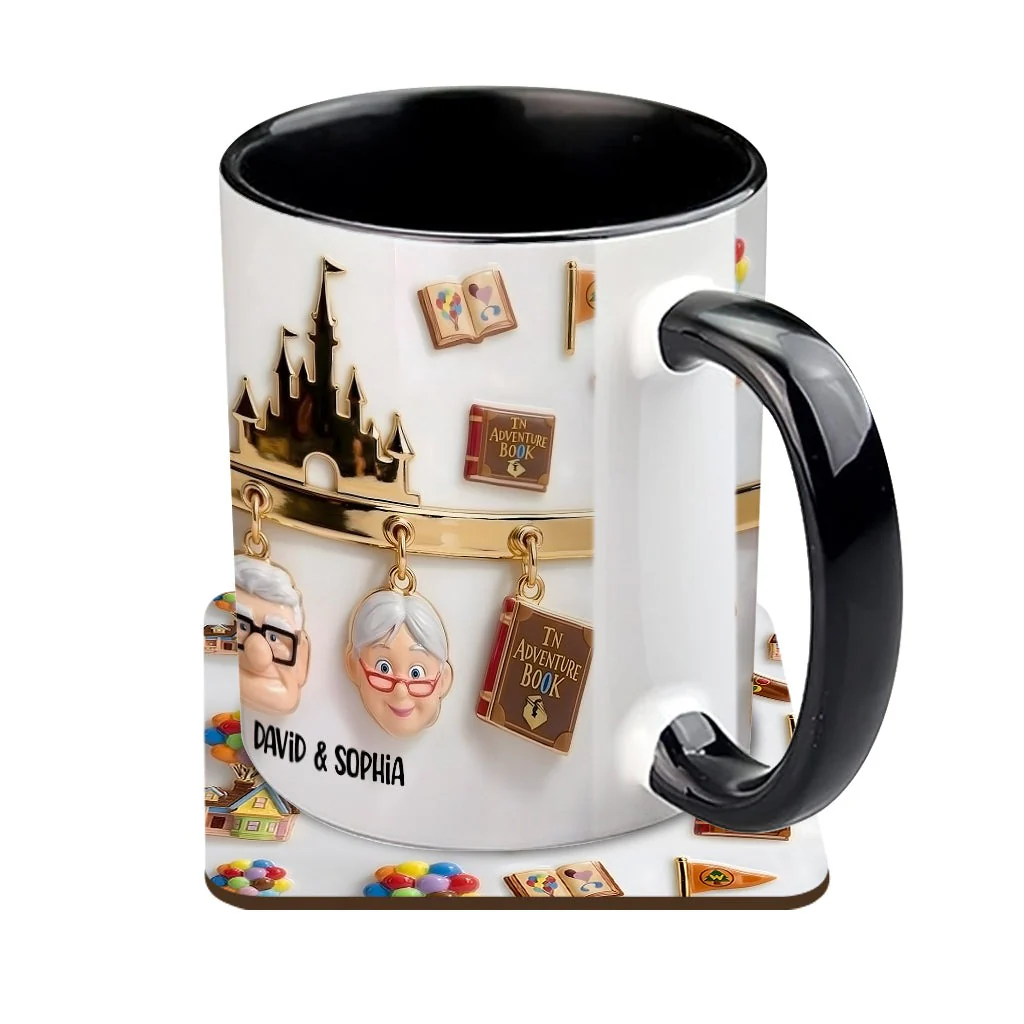 DSNY Growing Old Together - Personalized Accent Mug - Gift For Grandparents, Parents, Couples NL122 - Image 9