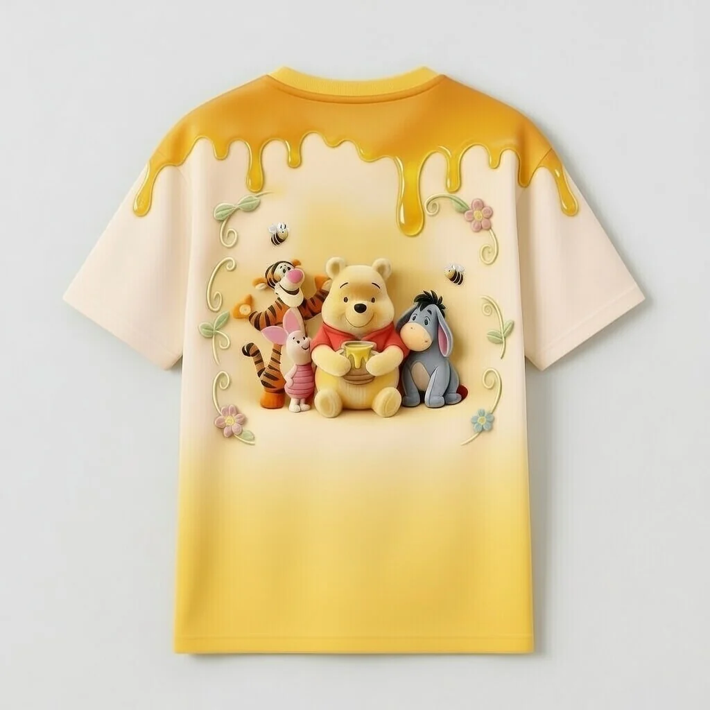 DSNY Honey Bear 100 Years Of Childhood Memories - Personalized All Over Shirt - Anniversary Gift For Movie Fans NL122 - Image 10