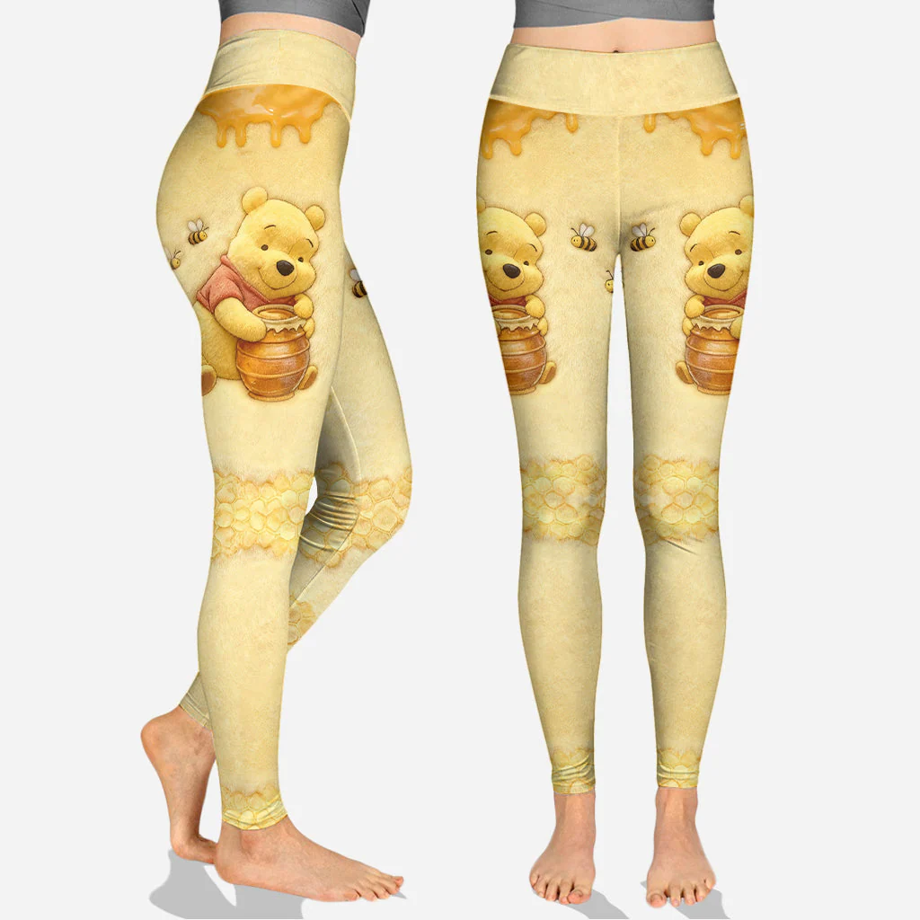DSNY Honey Bear 100 Years Of Wonder - Personalized Hoodie And Leggings - Gift For Her, Movie Fans  NL122 - Image 3