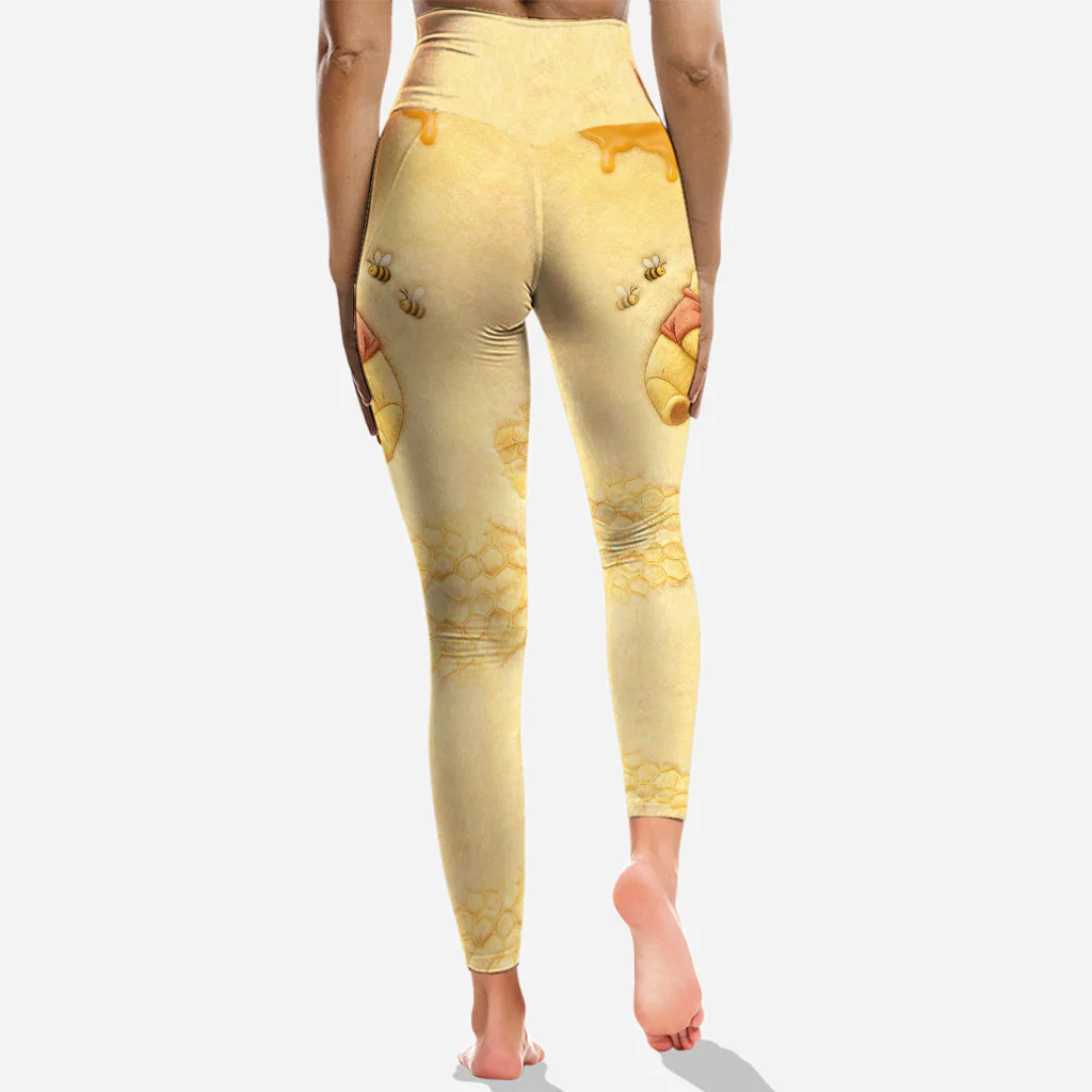 DSNY Honey Bear 100 Years Of Wonder - Personalized Hoodie And Leggings - Gift For Her, Movie Fans  NL122 - Image 4